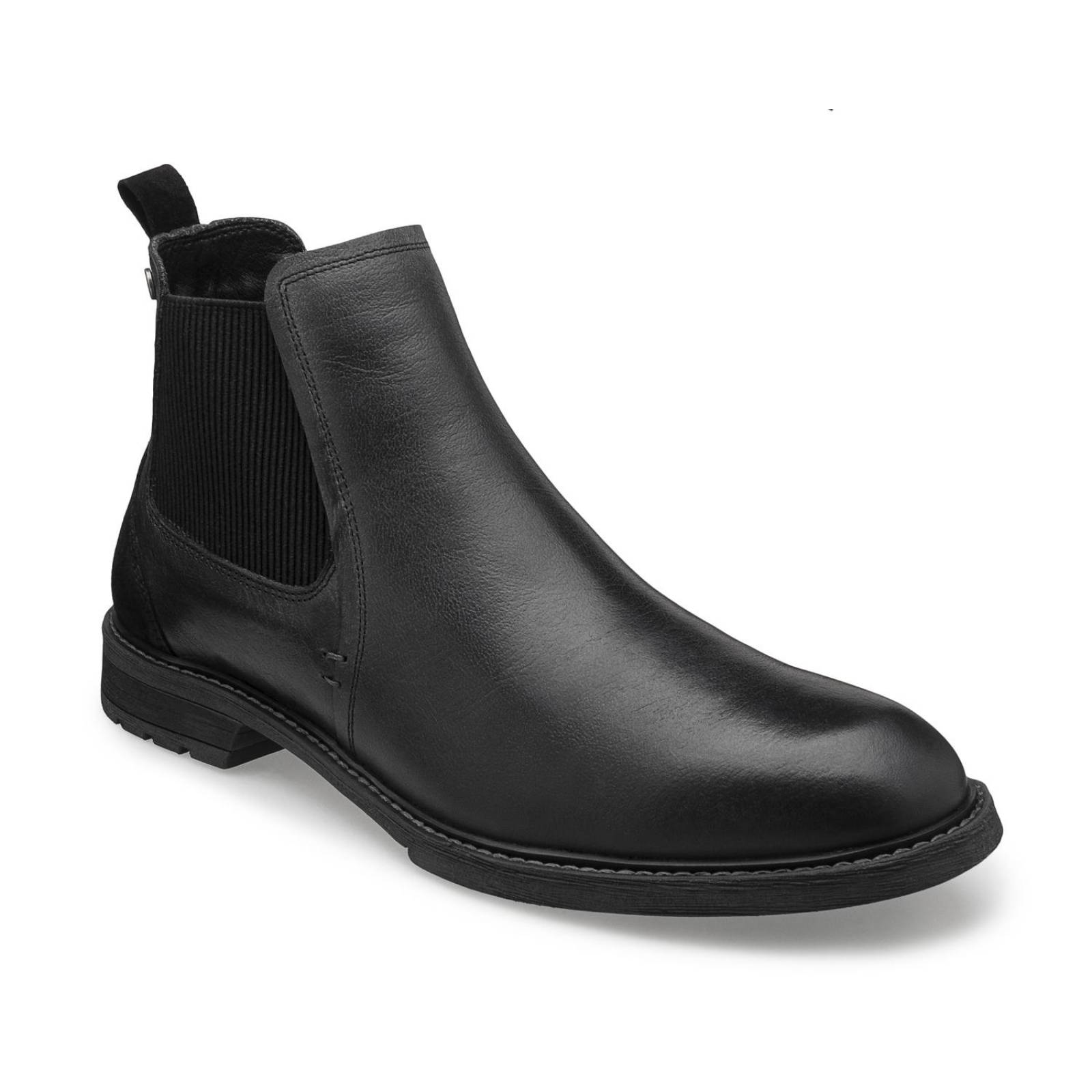 Bota Dockers de Piel Chelsea Hombre D2222192 Negro 