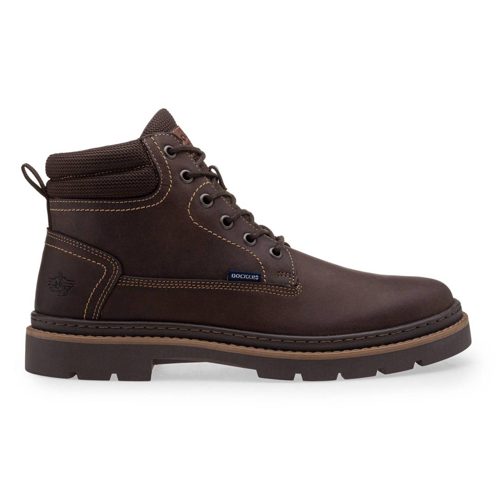 Bota Dockers de Piel Hombre D2123141 Choco 