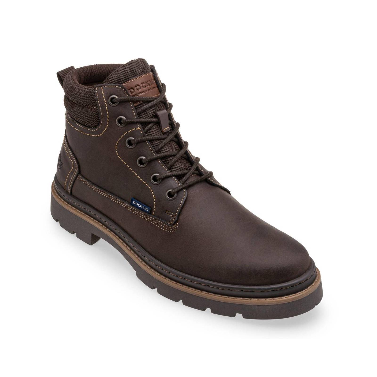 Bota Dockers de Piel Hombre D2123141 Choco 