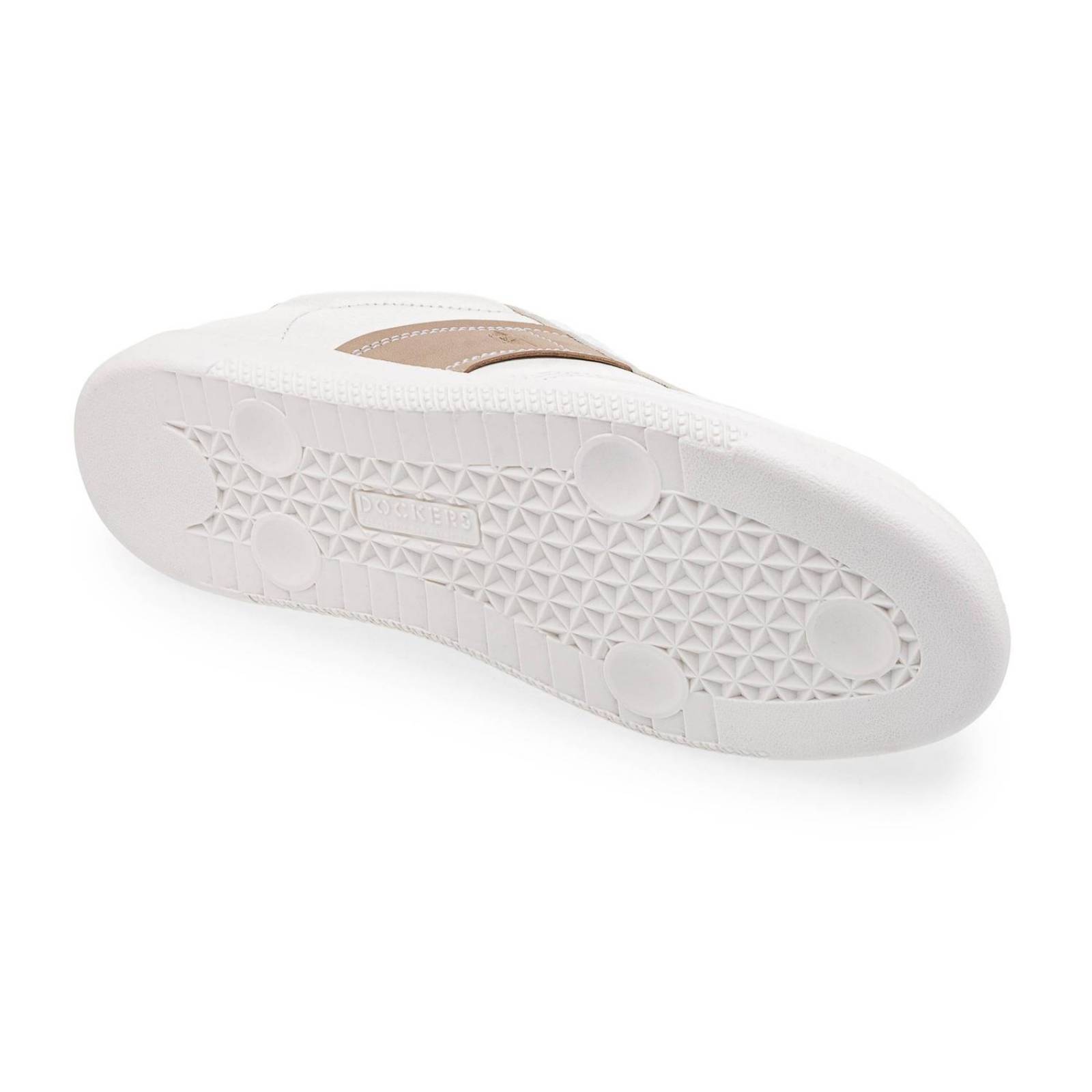 Tenis Dockers de Piel Hombre D2123191 Beige 