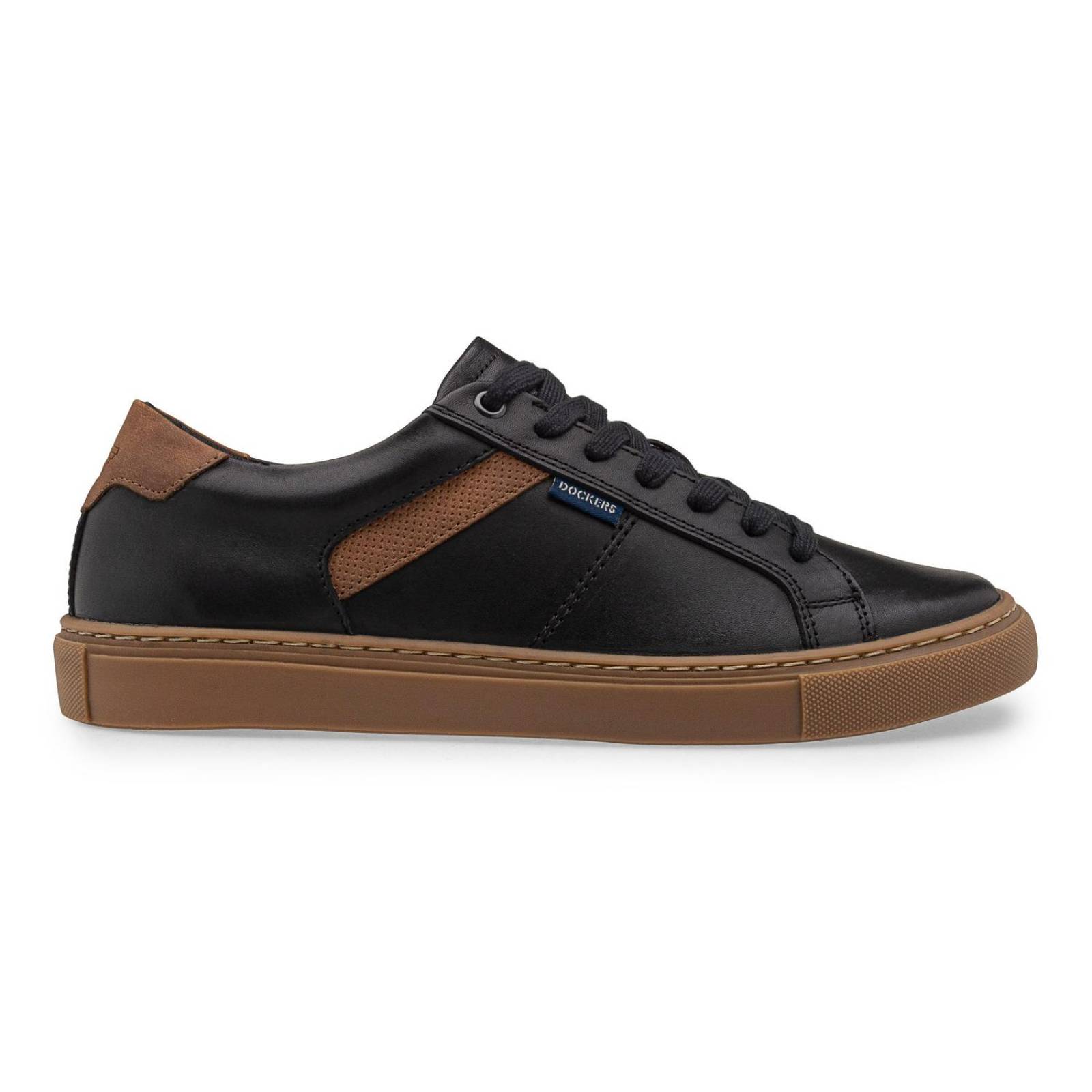 Tenis Dockers Hombre Luccas D2223181 Negro