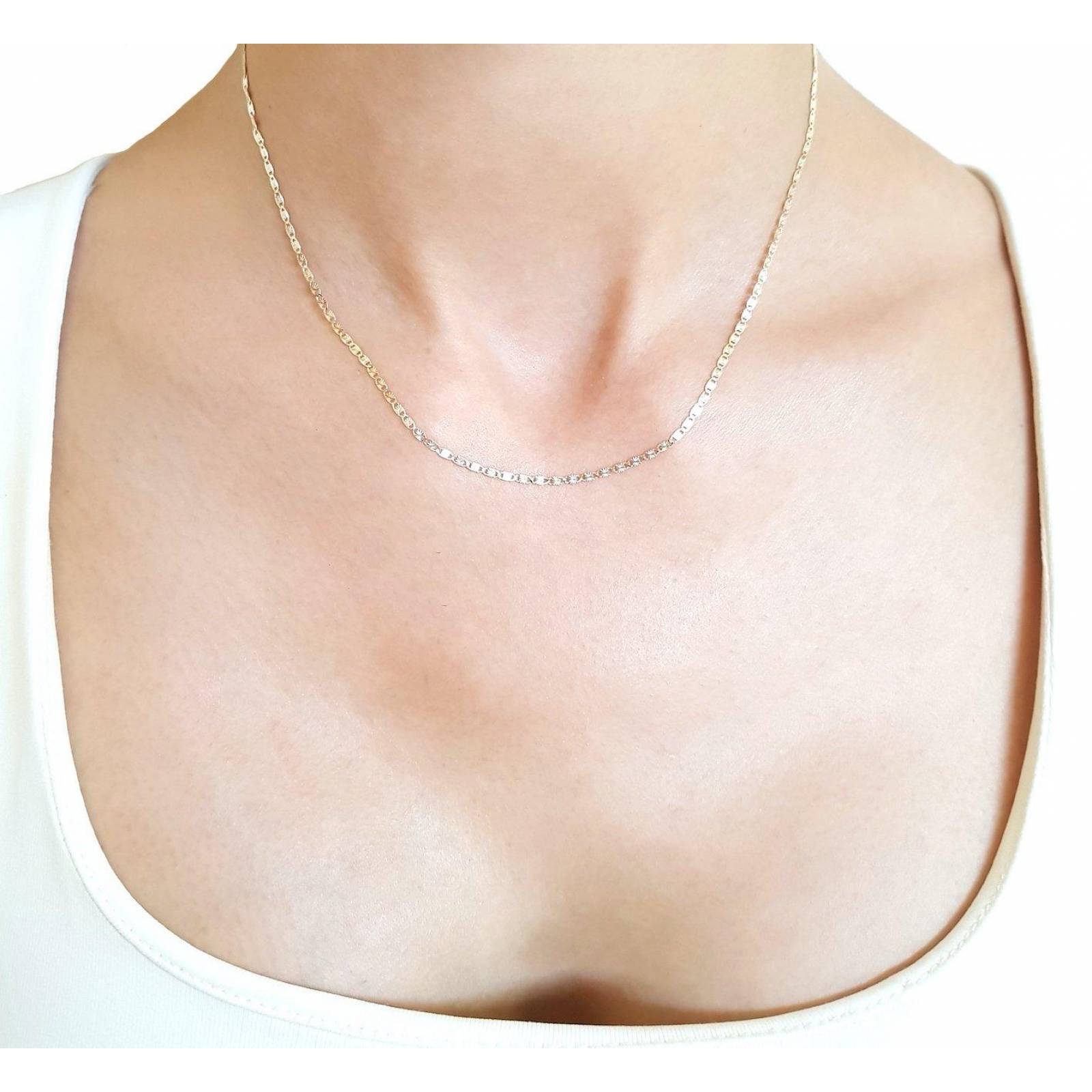 Cadena Gucci Oro Florentino Sólido 10K 40 cm