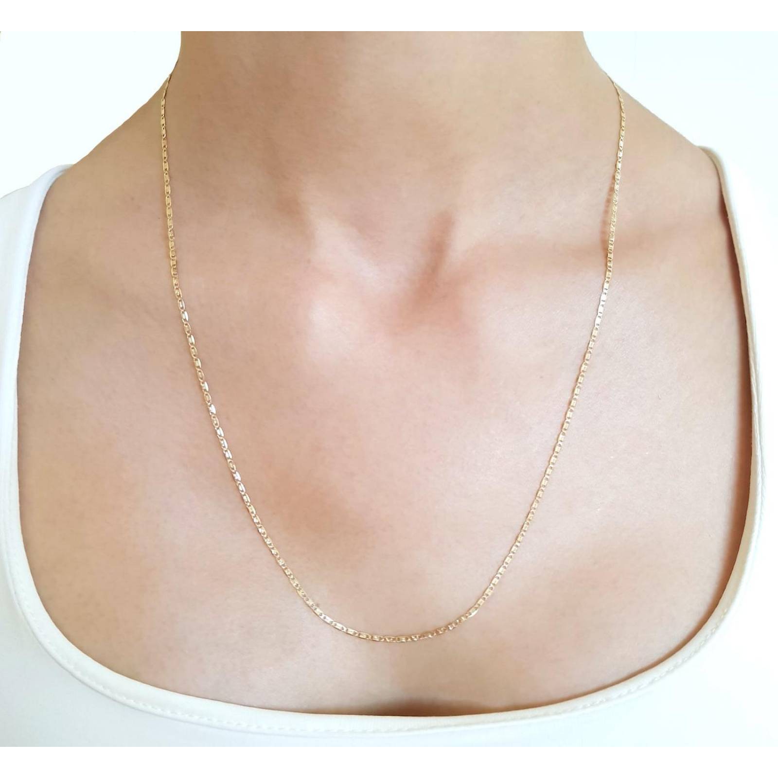 Cadena Gucci Oro Florentino Sólido 10K 60 cm 