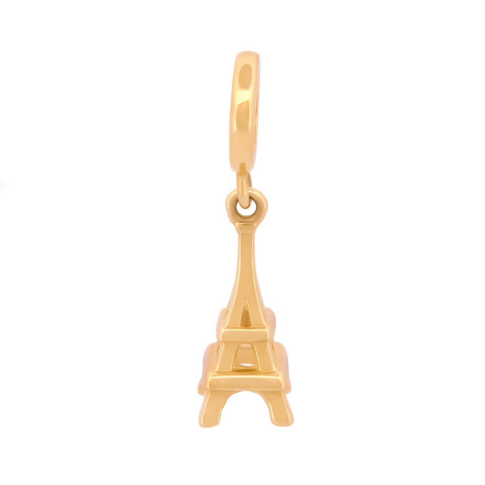 Dije Torre Eiffel Para Pandora Oro Sólido 14k 