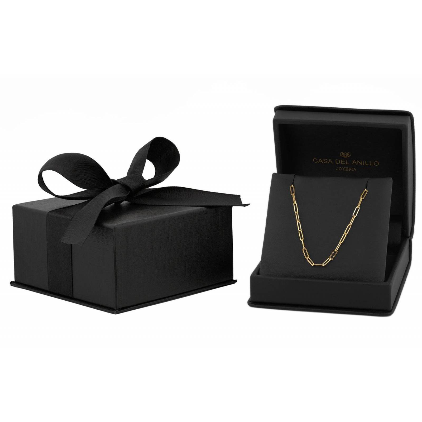 Pulsera Clip 2 mm Oro Solido 10k 