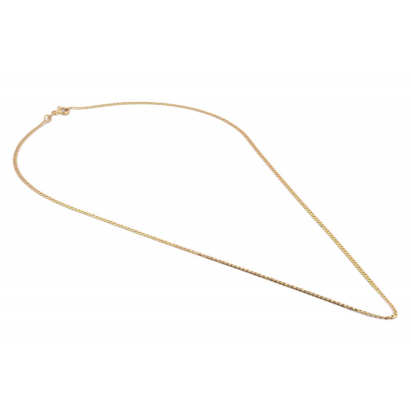 Cadena Estilo Barbada Oro Amarillo Sólido 14k 50 cm 