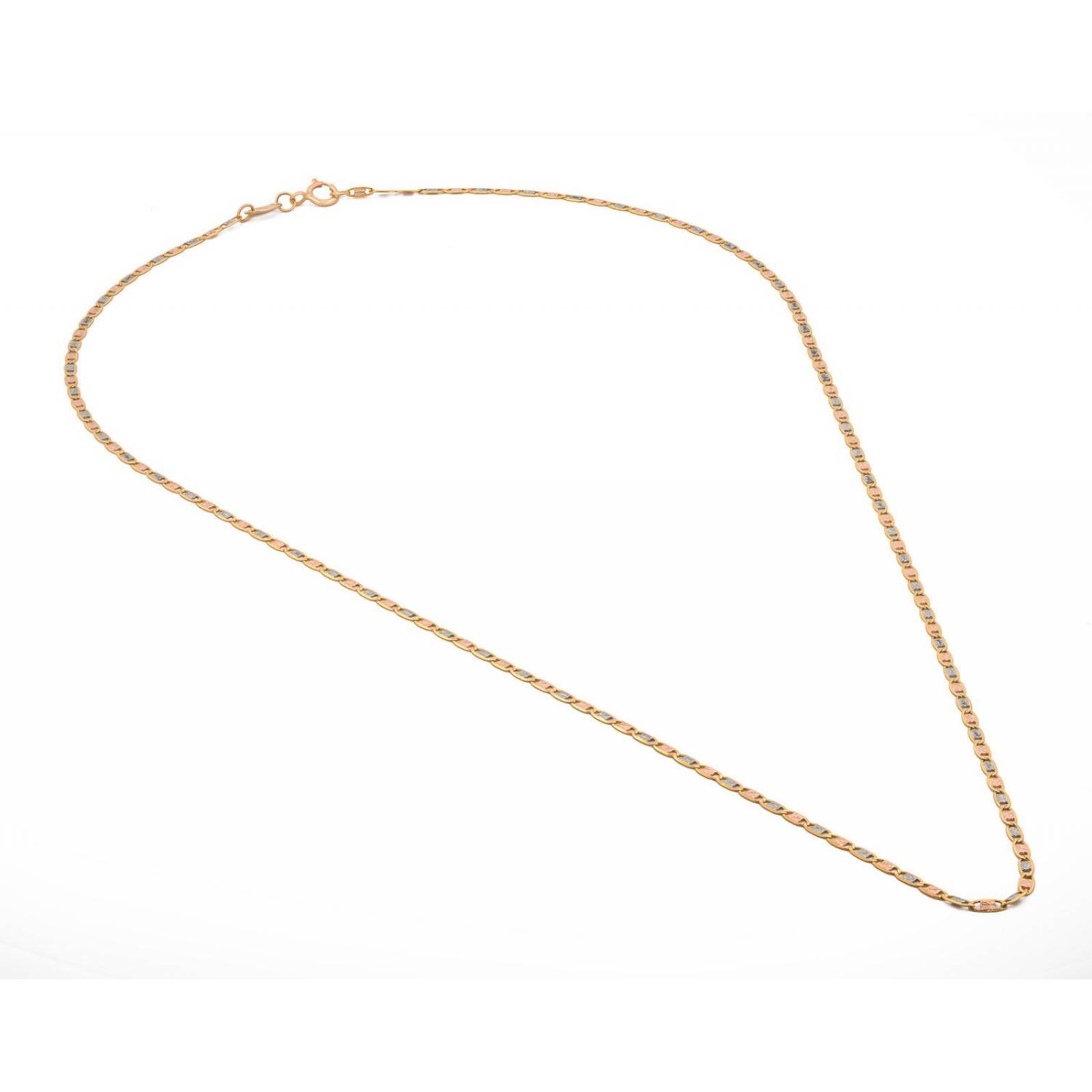 Cadena Oro Florentino Sólido 14K 45 cm 