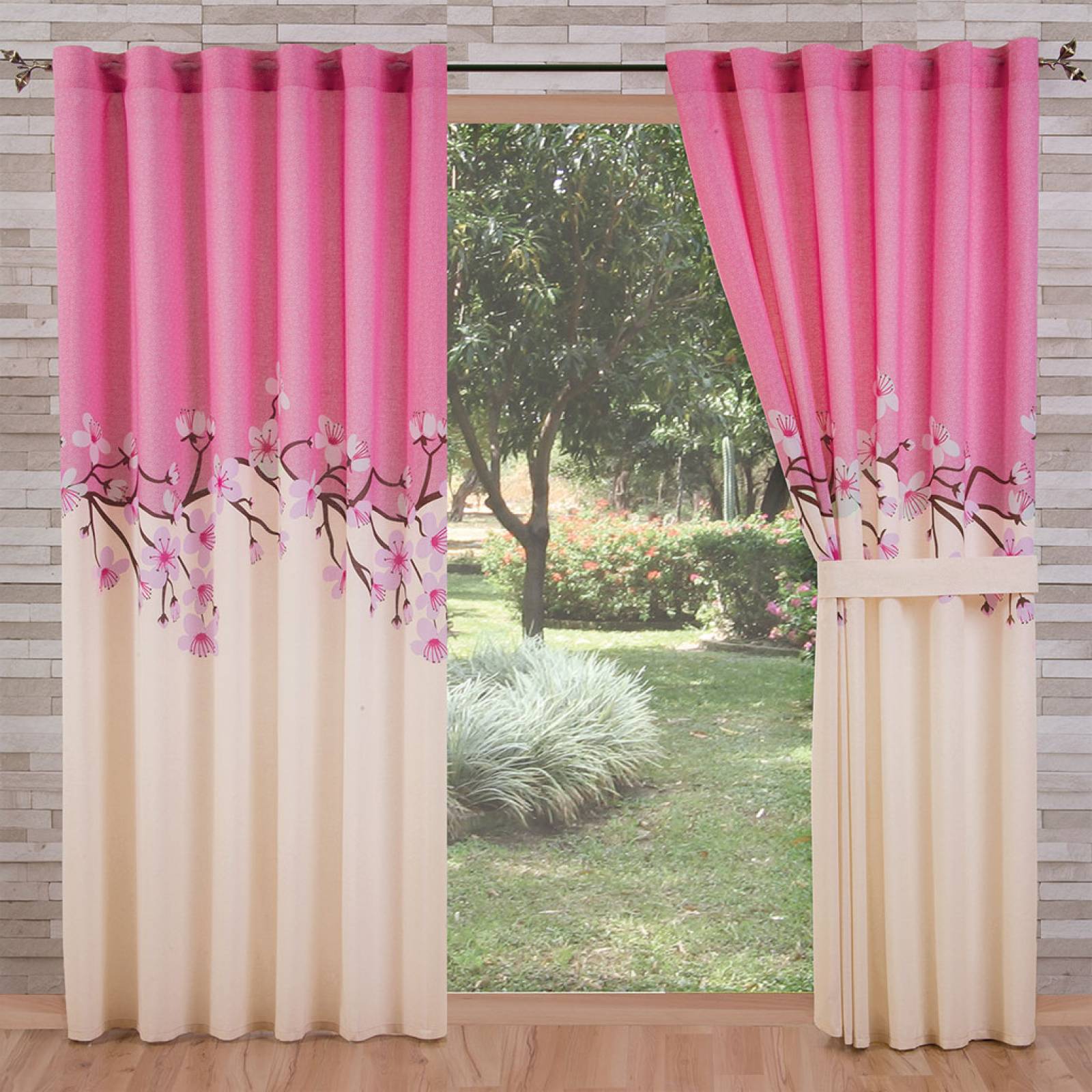 Cortina decorativa Flor de Cerezo Colchas Concord