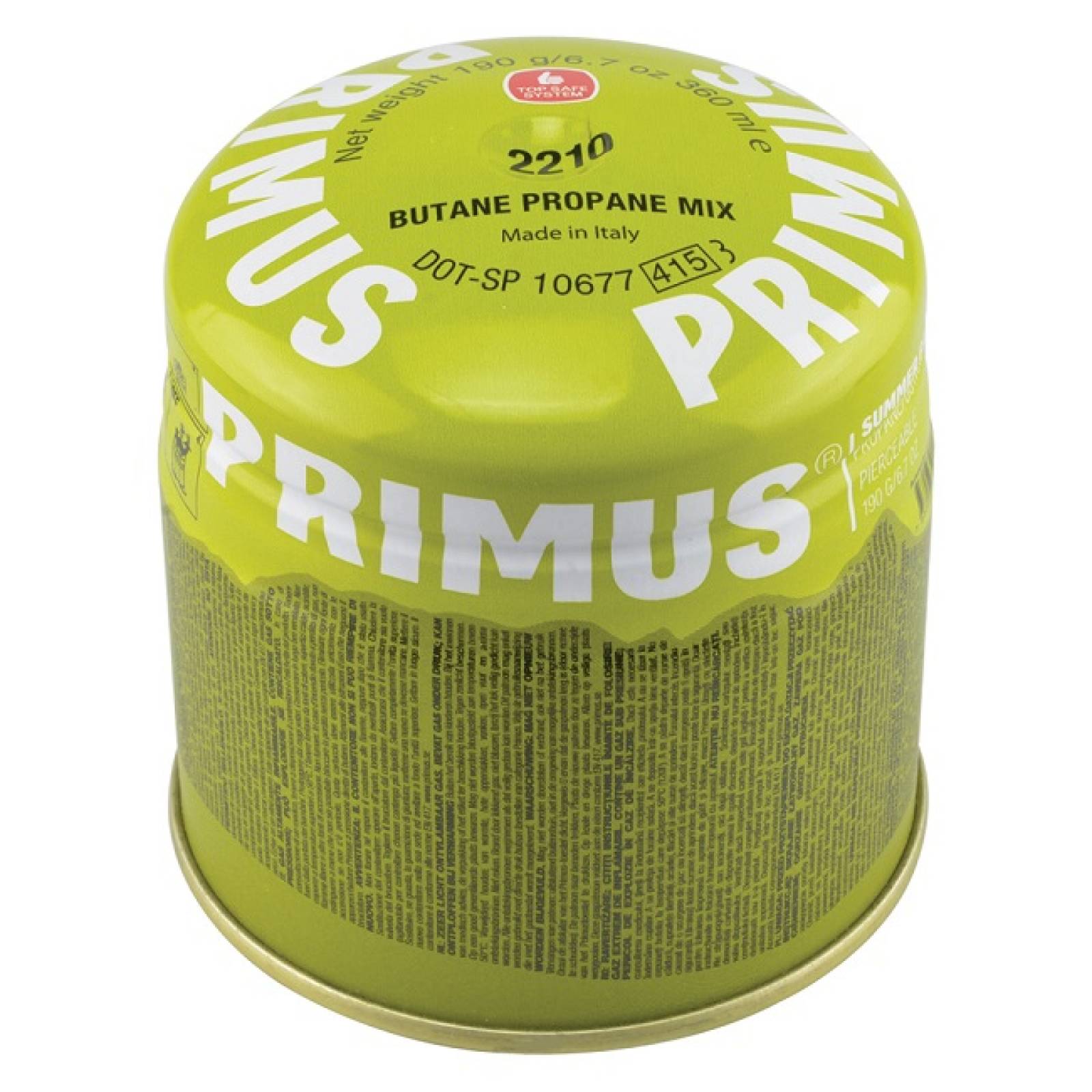 Cartucho De Gas Sin Valvula 190G 12.44 Kwh Primus