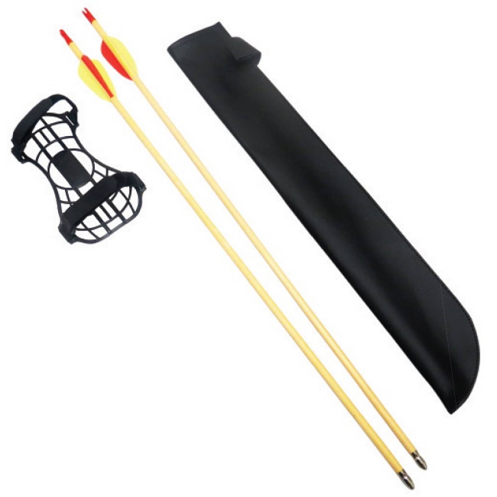 Juego De Arco Recurvo Tensión 10 Lbs Fibra De Vidrio 330G