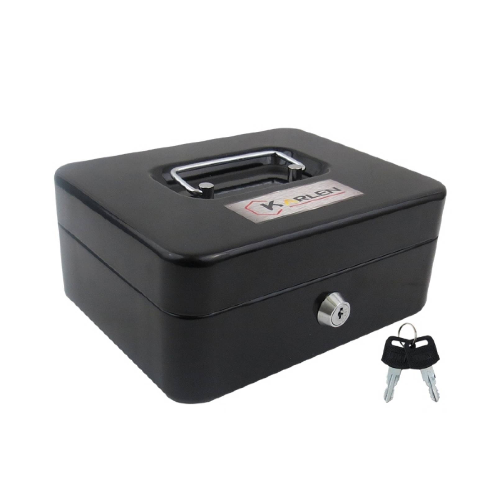 Caja De Seguridad Karlen Para Efectivo Esmaltada DPC00 250 x 180 x 90mm