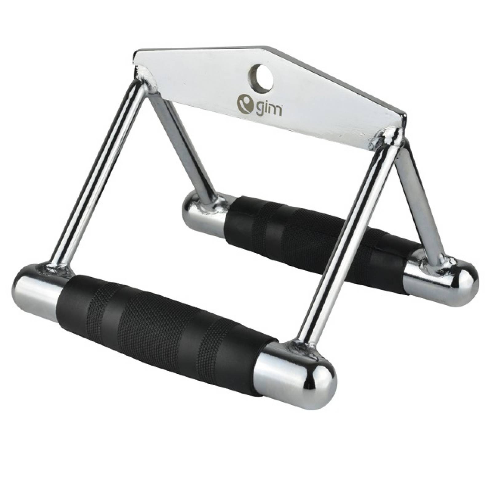 Agarre Para Remo Doble Acero Cromo Fitness Musculación Gim