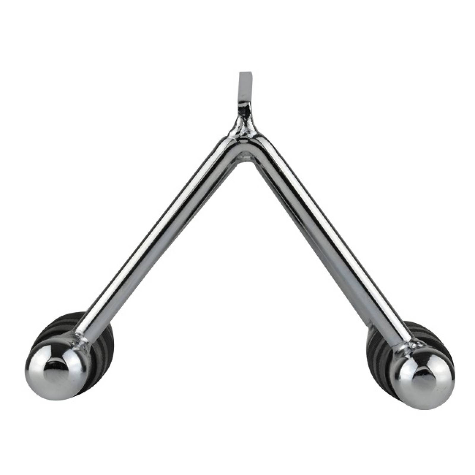 Agarre Para Remo Doble Acero Cromo Fitness Musculación Gim