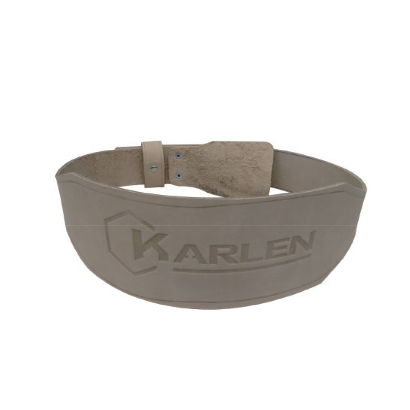 Faja Tipo Pesista De Piel Napa, Karlen, Café, Varias Tallas