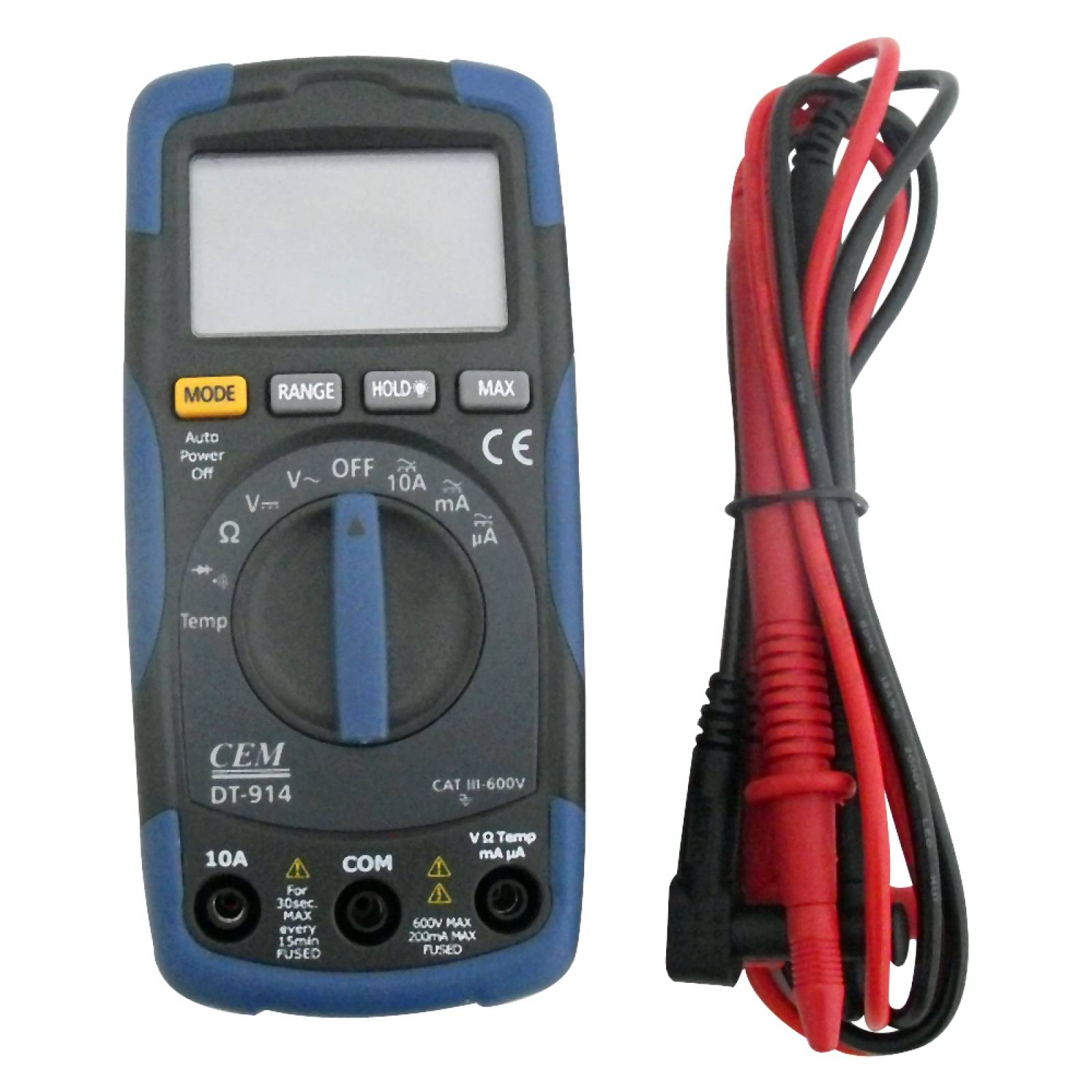 Multímetro Cem Digital Compacto/autoescala DT914