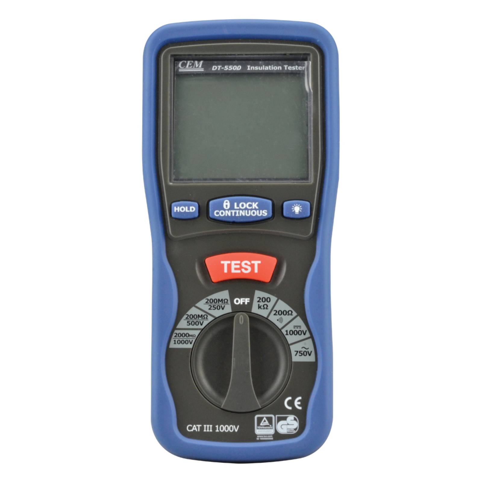 Probador De Aislamiento CEM Mod.5500 200 mA