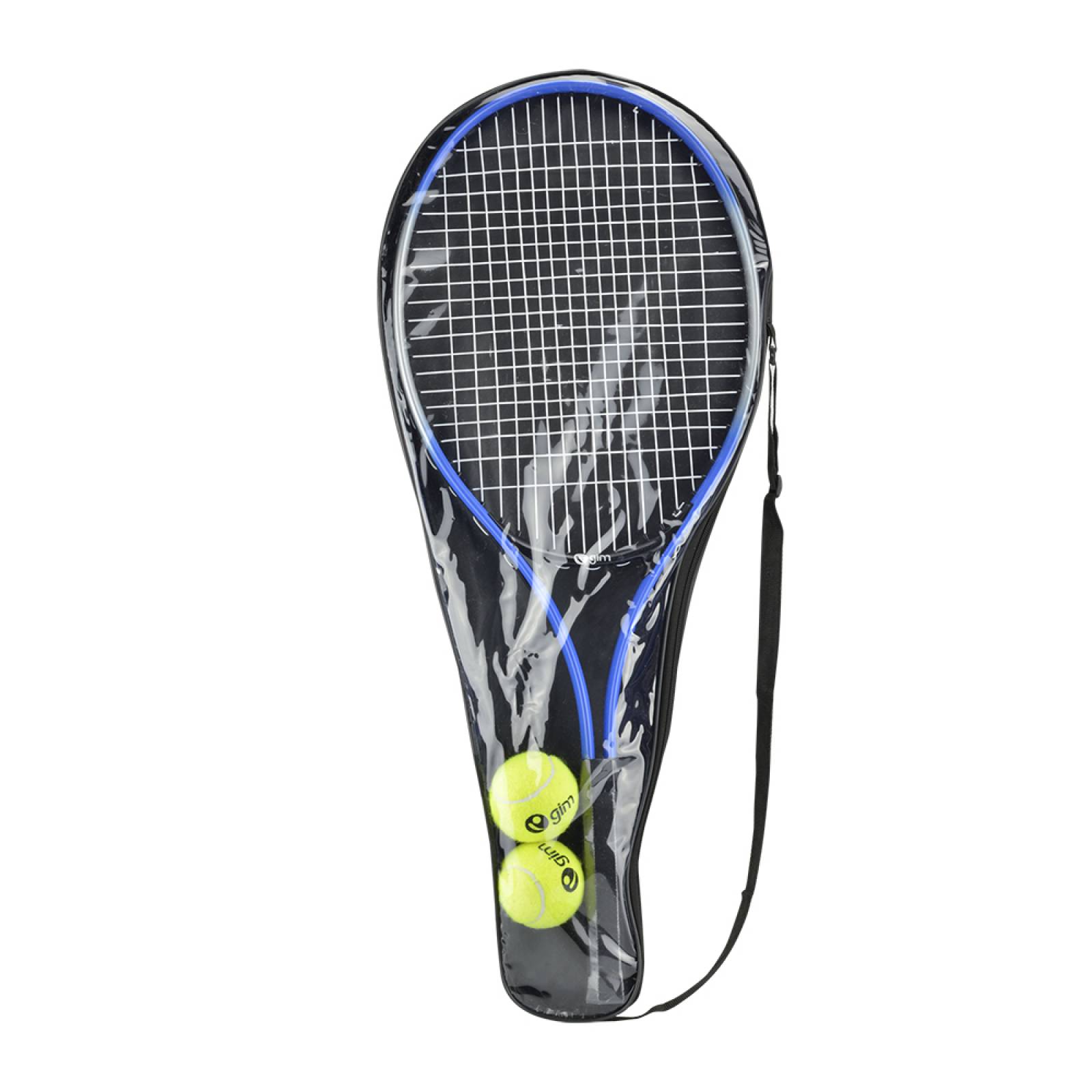 Raqueta De Tenis Aluminio Con 2 Pelotas 280G Gim Sports