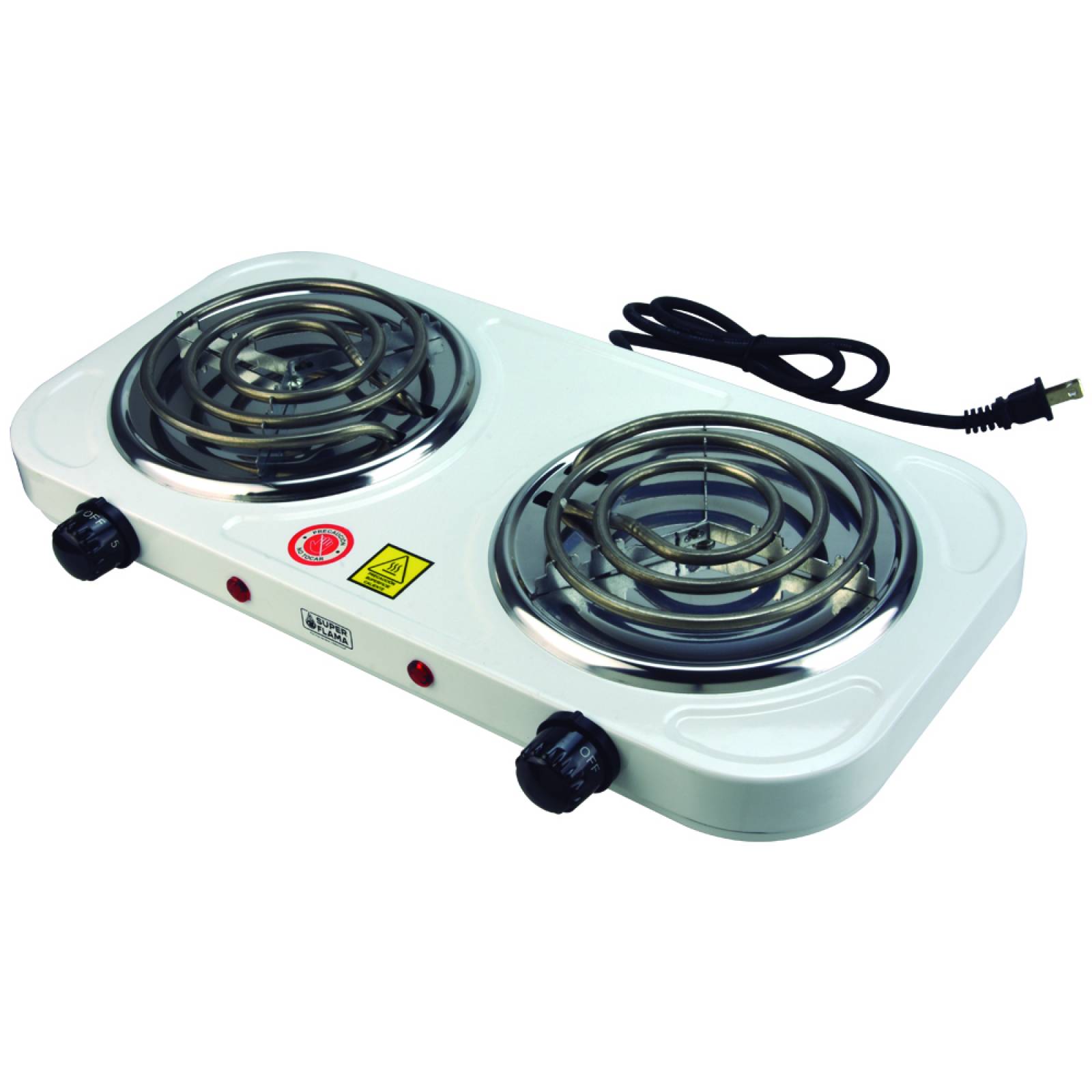 Parrilla Eléctrica Doble Con Termostato 2R-T-B