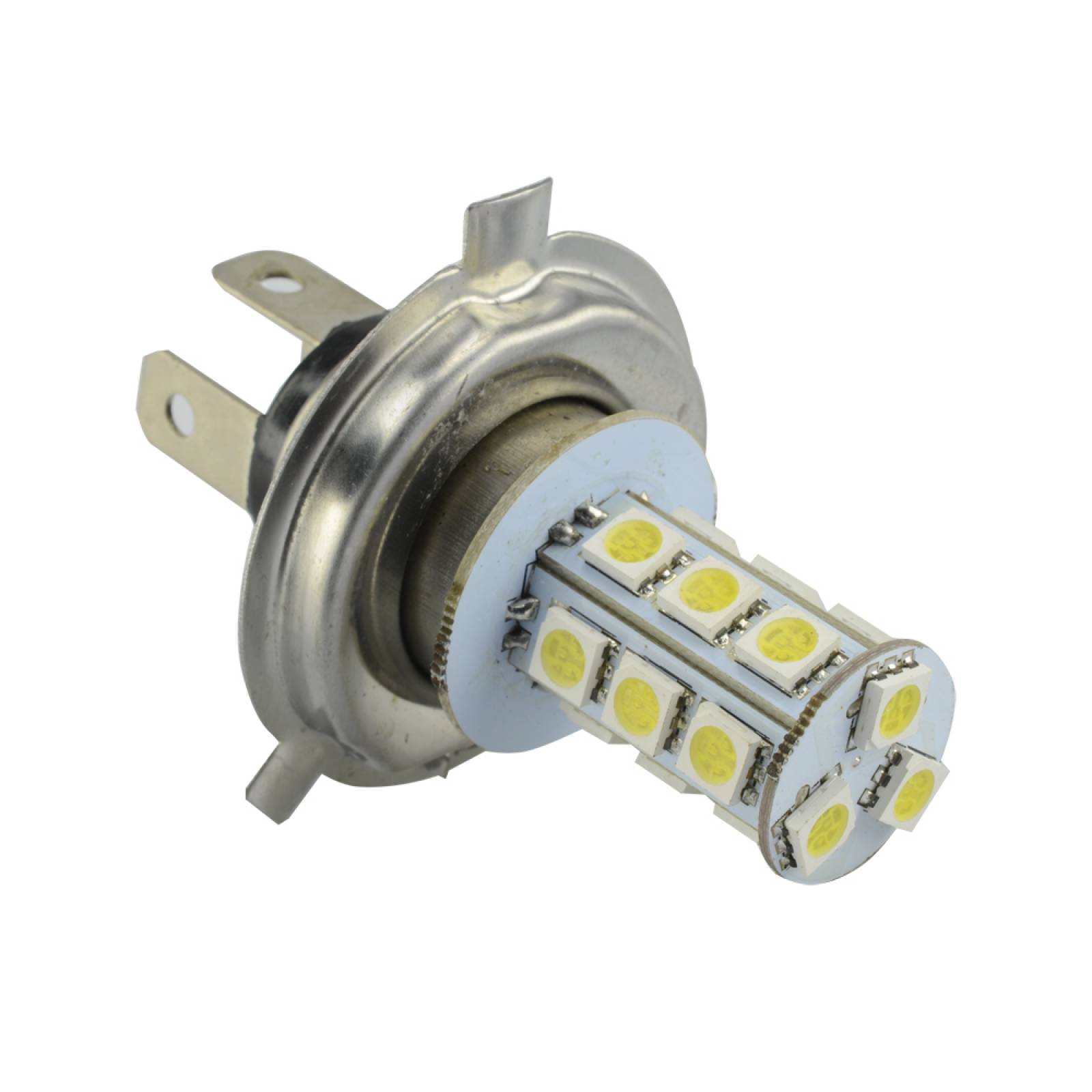Foco Led Automotriz Blanco 12V H4 P43T Smd50X50Mm