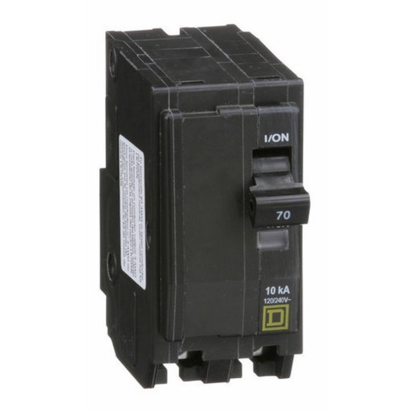 Interruptor Termomagnetico Qo270 2 Polos 70a 10ka Schneider