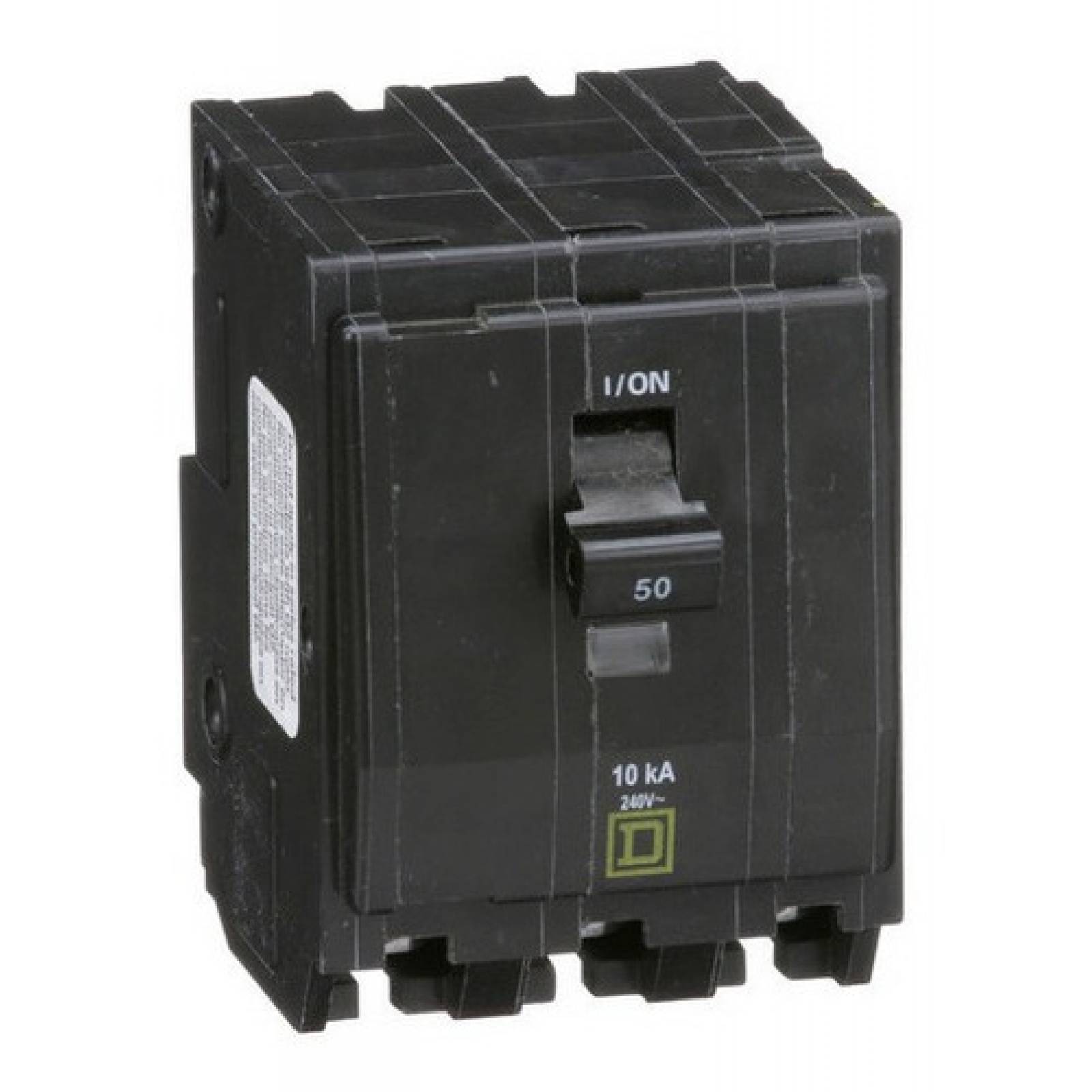 Pastilla Interruptor Termomagnetico, Qo350, 3polo, 50a 