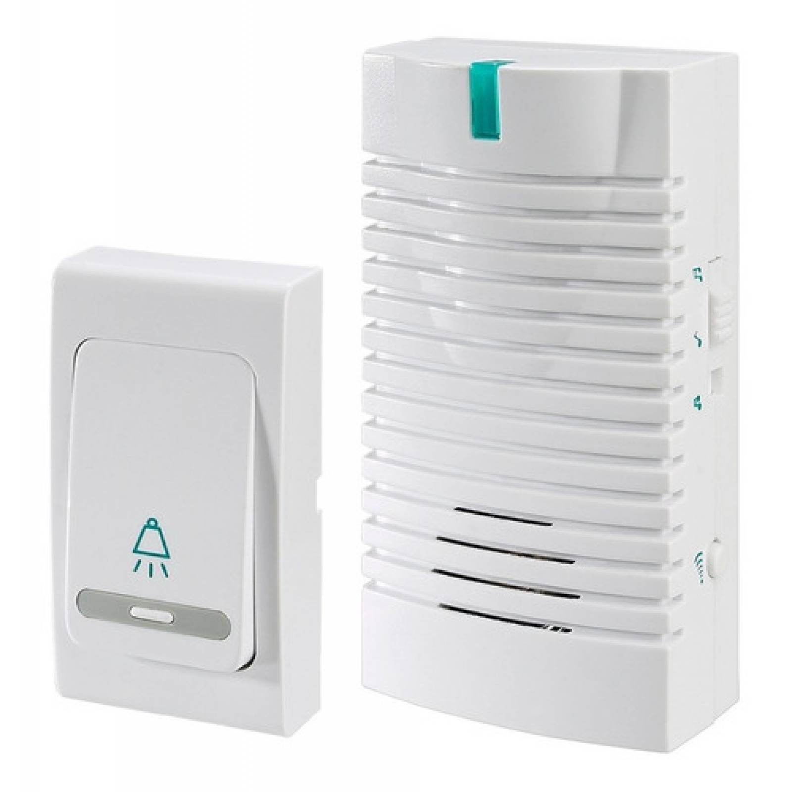 Timbre Inalambrico Exterior Estevez D828w 3vcc Color Multicolor