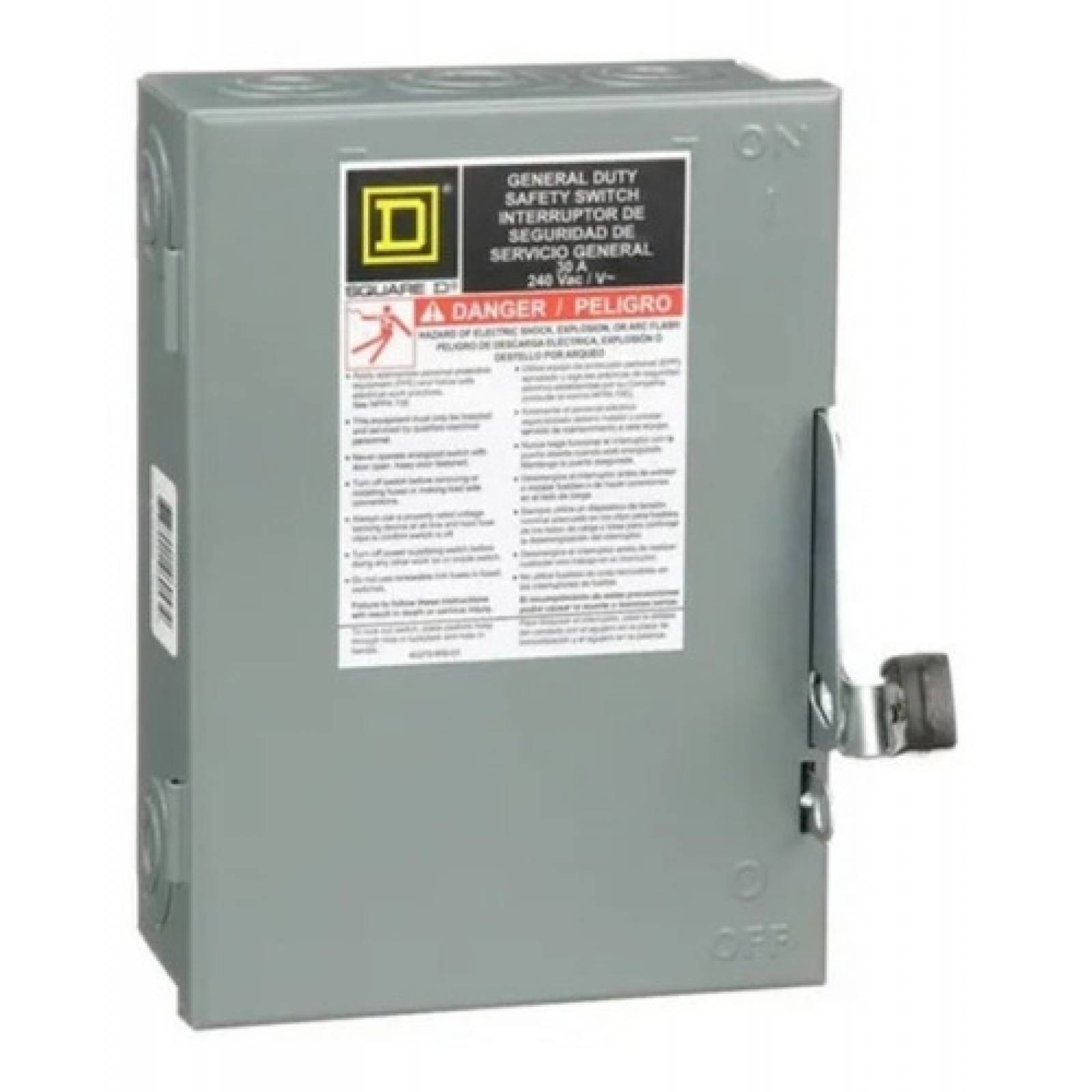 Interruptor De Seguridad 3 Polos 30 A Clase 3130 D321n