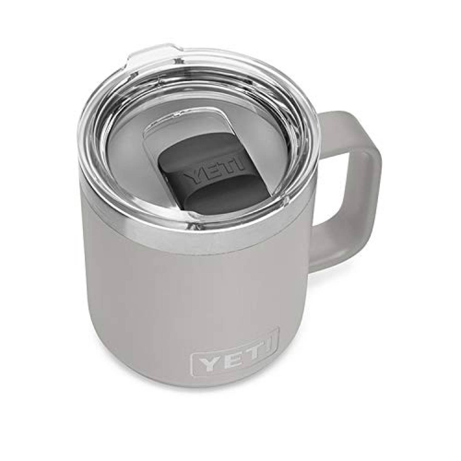  YETI Rambler - Vaso de acero inoxidable con tapa MagSlider, 10  onzas, color blanco : Hogar y Cocina