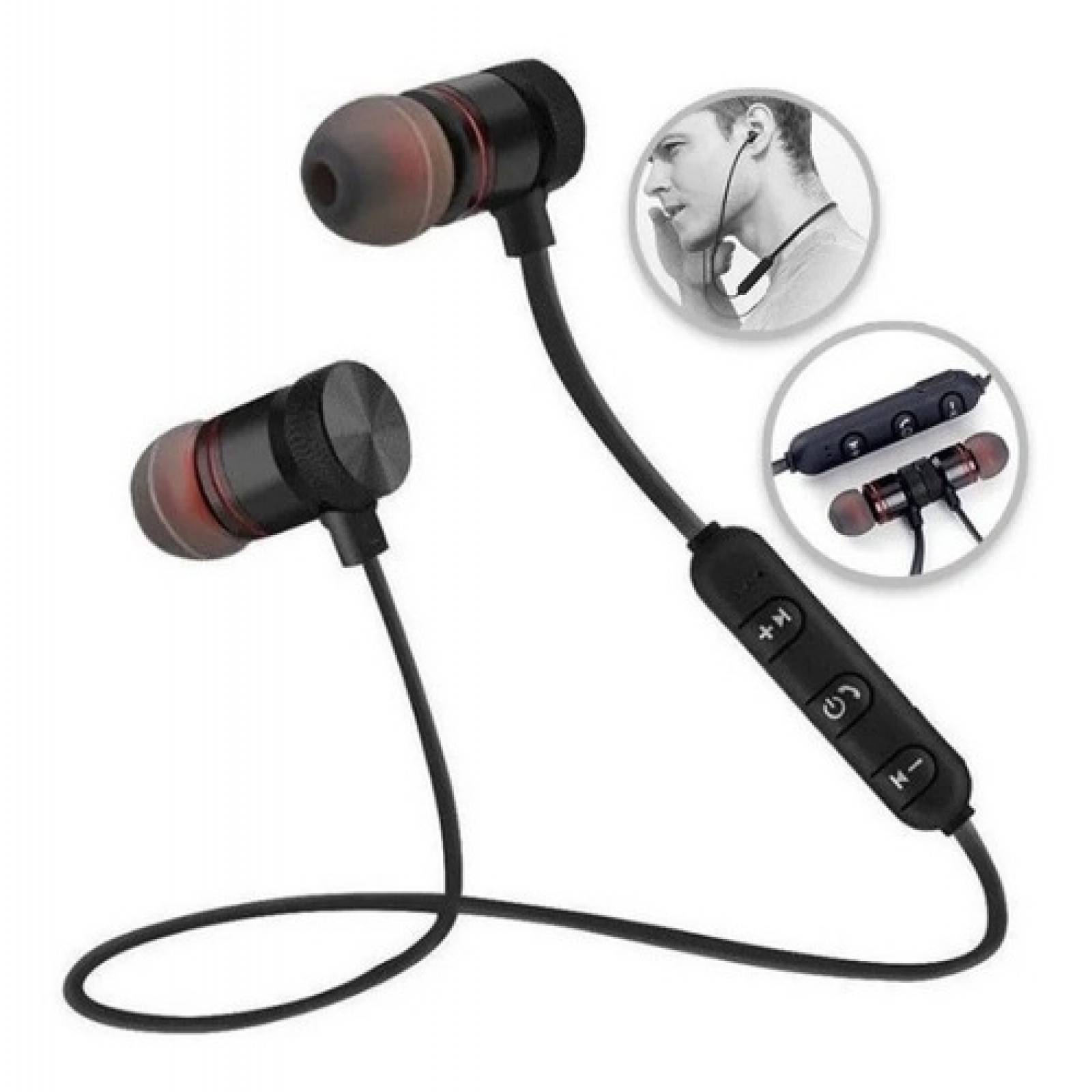 Audífonos Sport Inalámbricos con Bluetooth Negro EJ-001