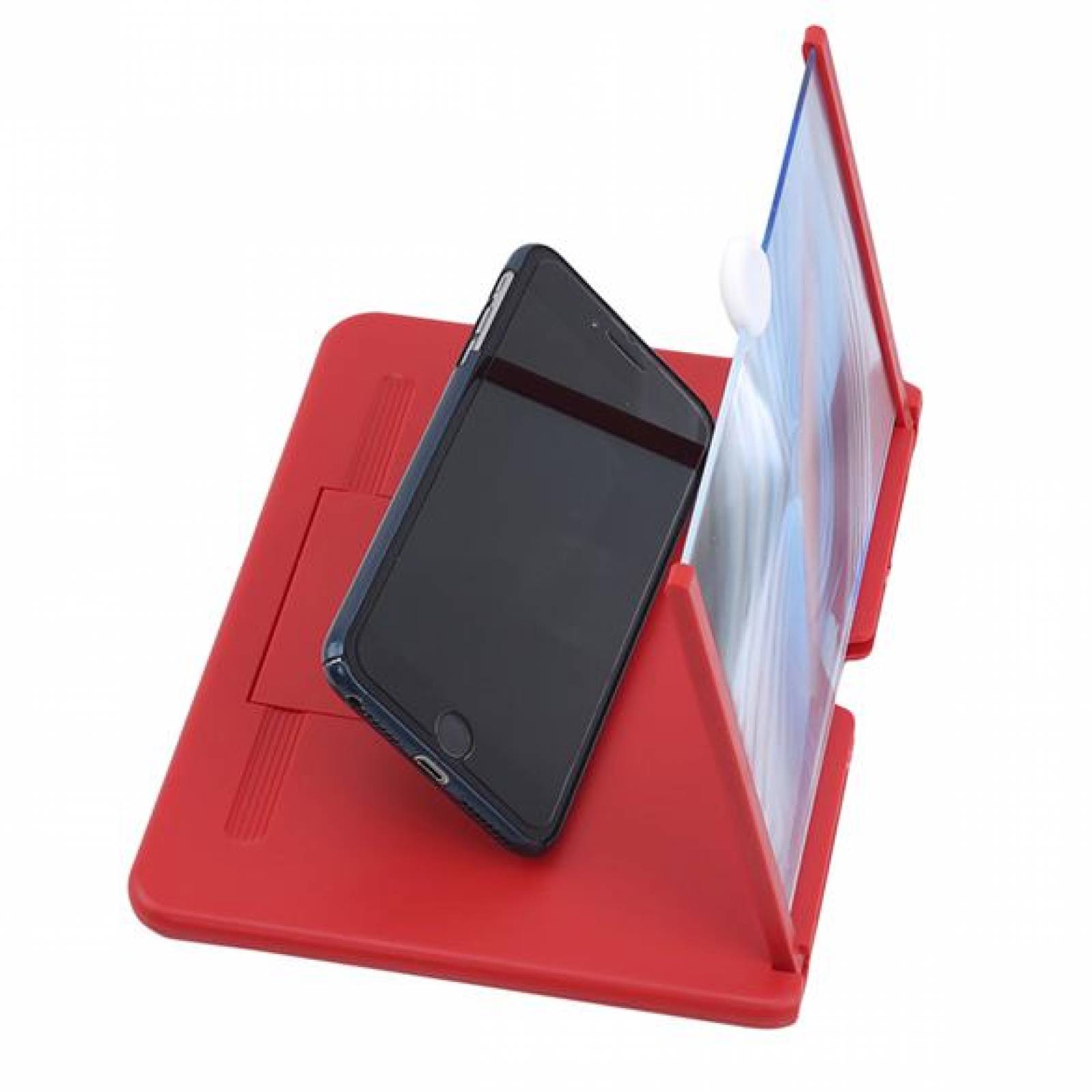 Amplificador de Pantalla de Celular Plegable Rojo