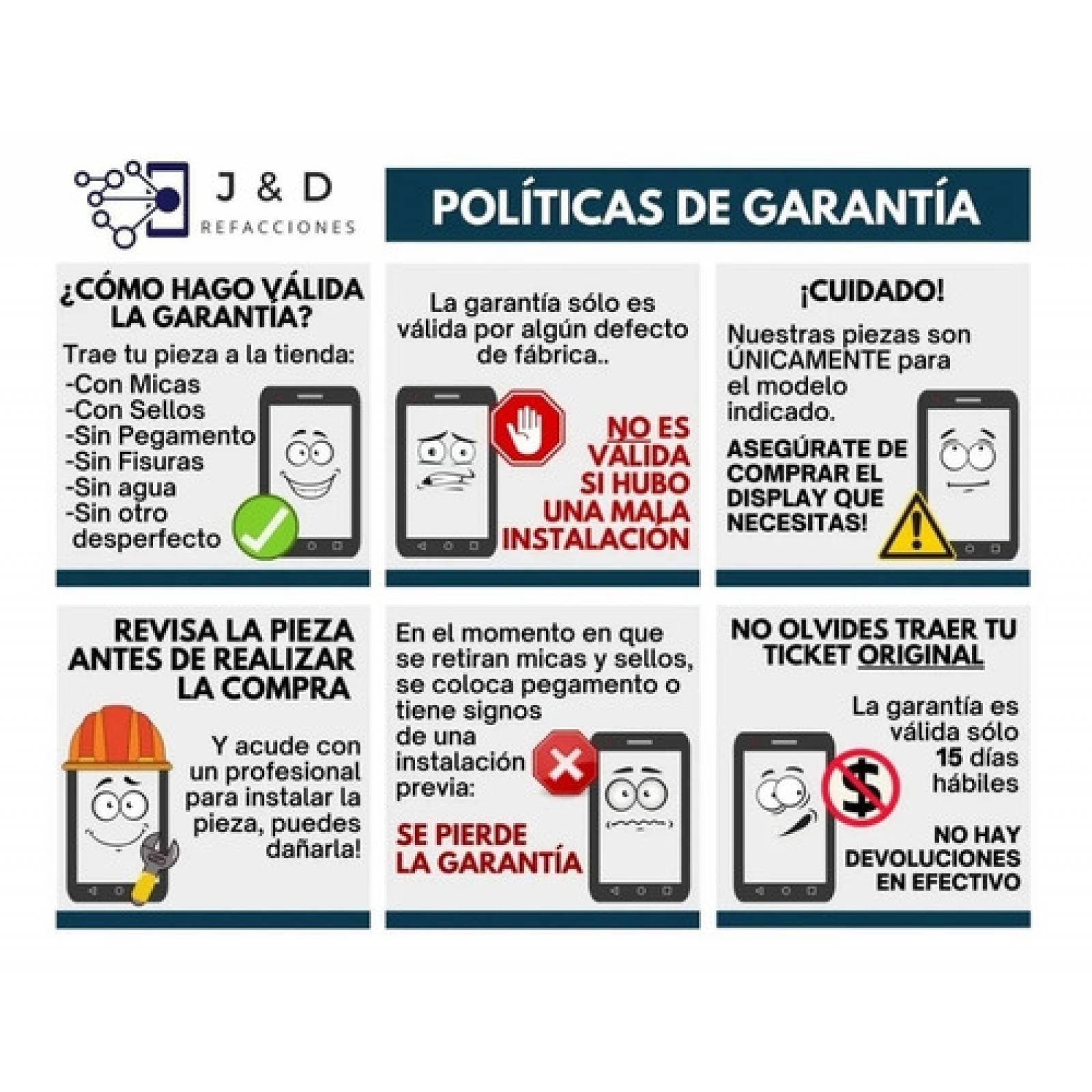 Display y Pantalla Touch para Samsung J250/J2 Pro Negro