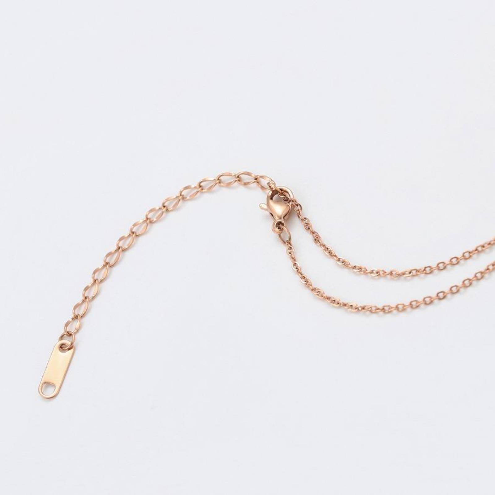 CRISTAL AMOR - Collar Dijes Osito Oro 18k Laminado Para Regalo Rosa