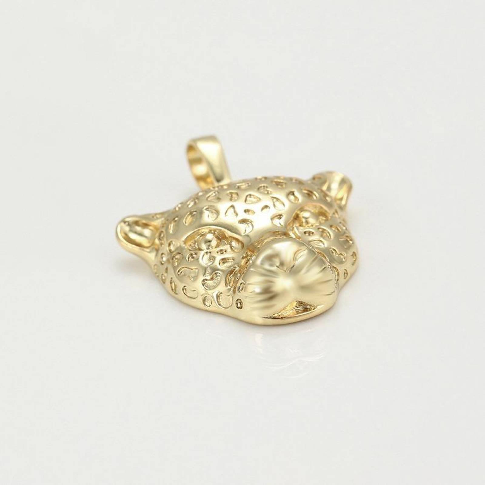 CRISTAL AMOR - Cadena Y Dije Jaguar Unisex 50 Cm Oro 14k Laminado