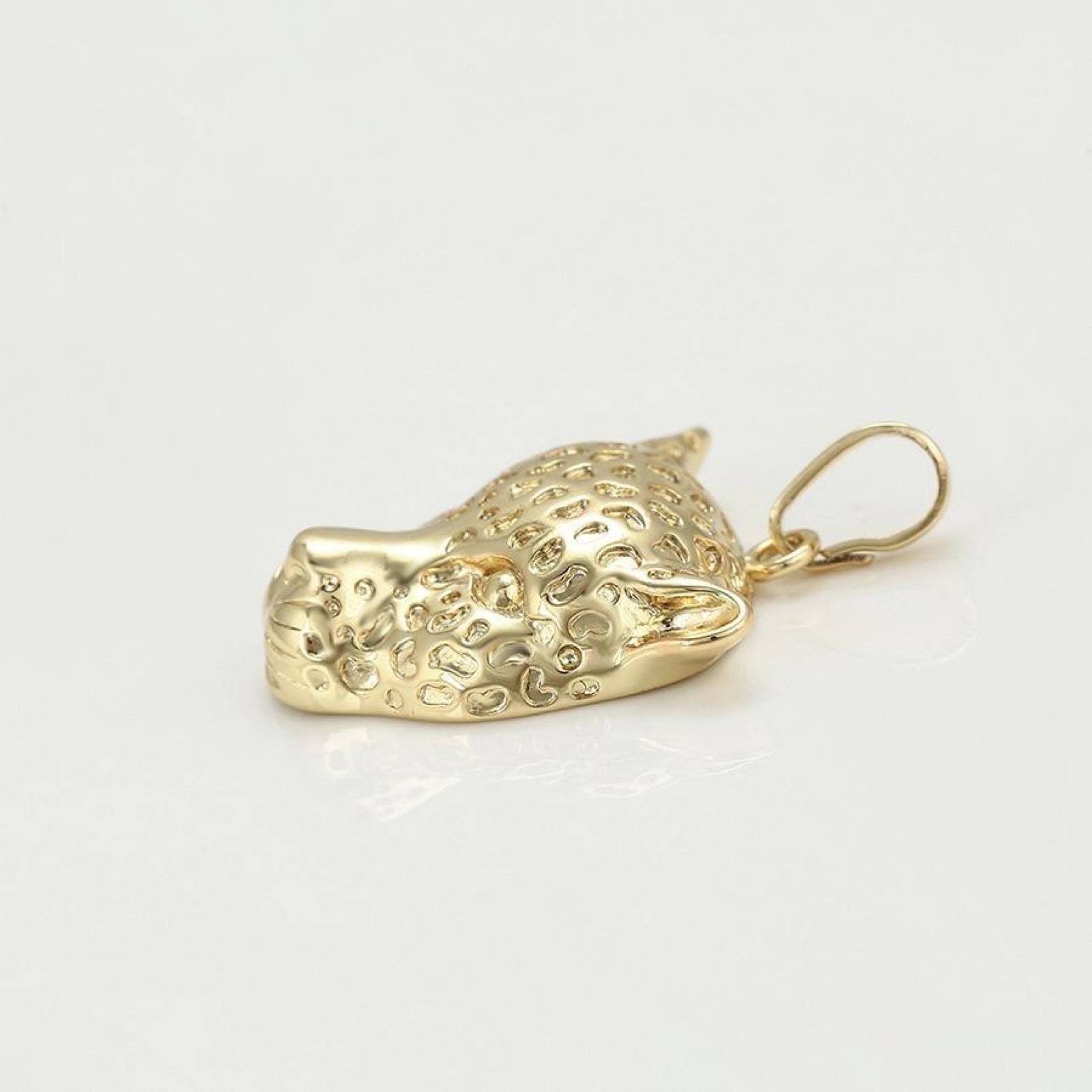 CRISTAL AMOR - Cadena Y Dije Jaguar Unisex 50 Cm Oro 14k Laminado