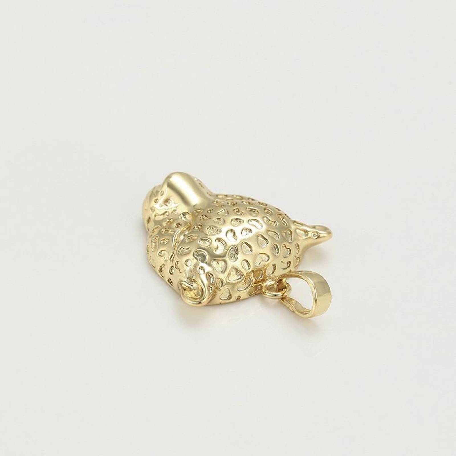 CRISTAL AMOR - Cadena Y Dije Jaguar Unisex 50 Cm Oro 14k Laminado