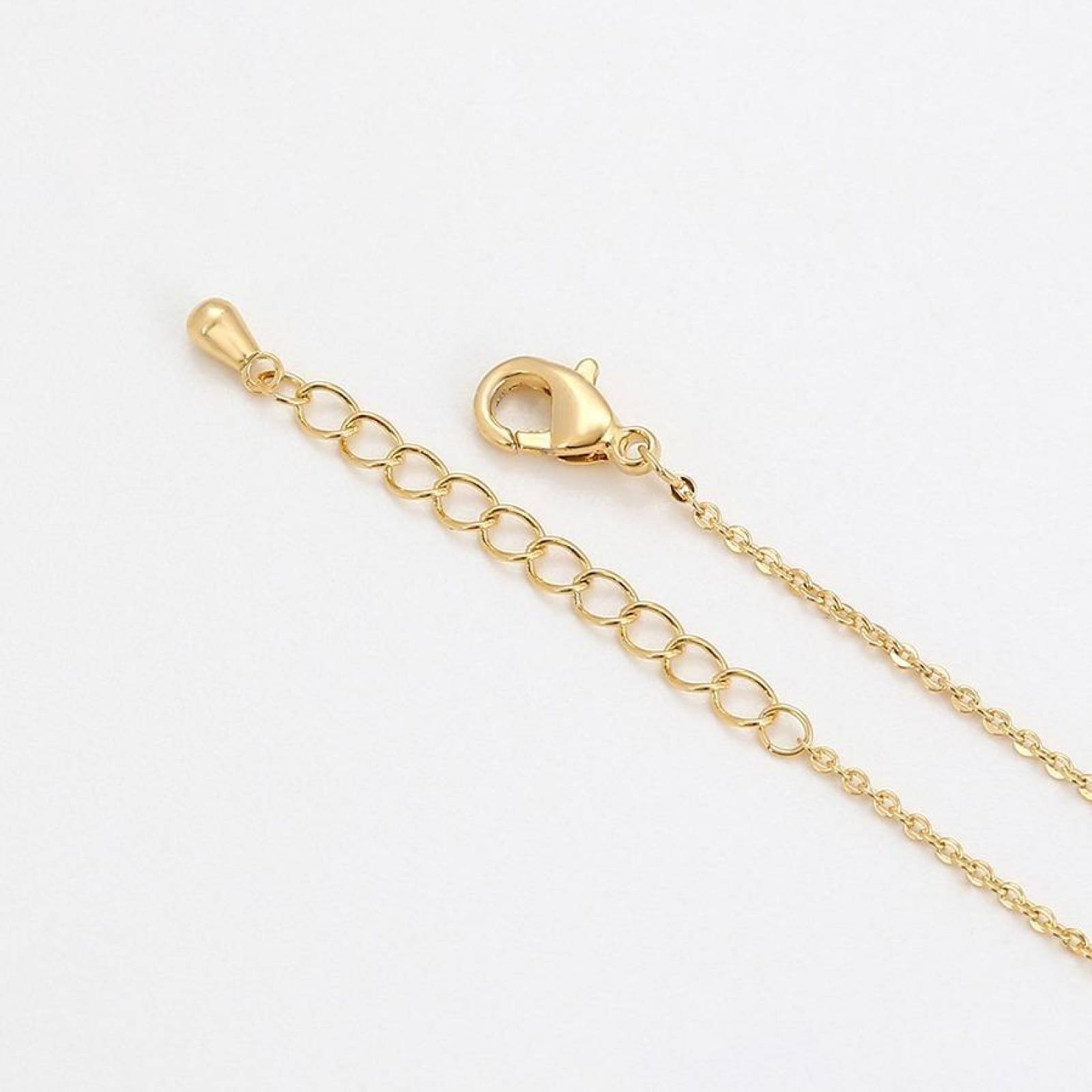 CRISTAL AMOR - Pulsera Corazones Entrelazados Cristal Oro 14k Laminado 