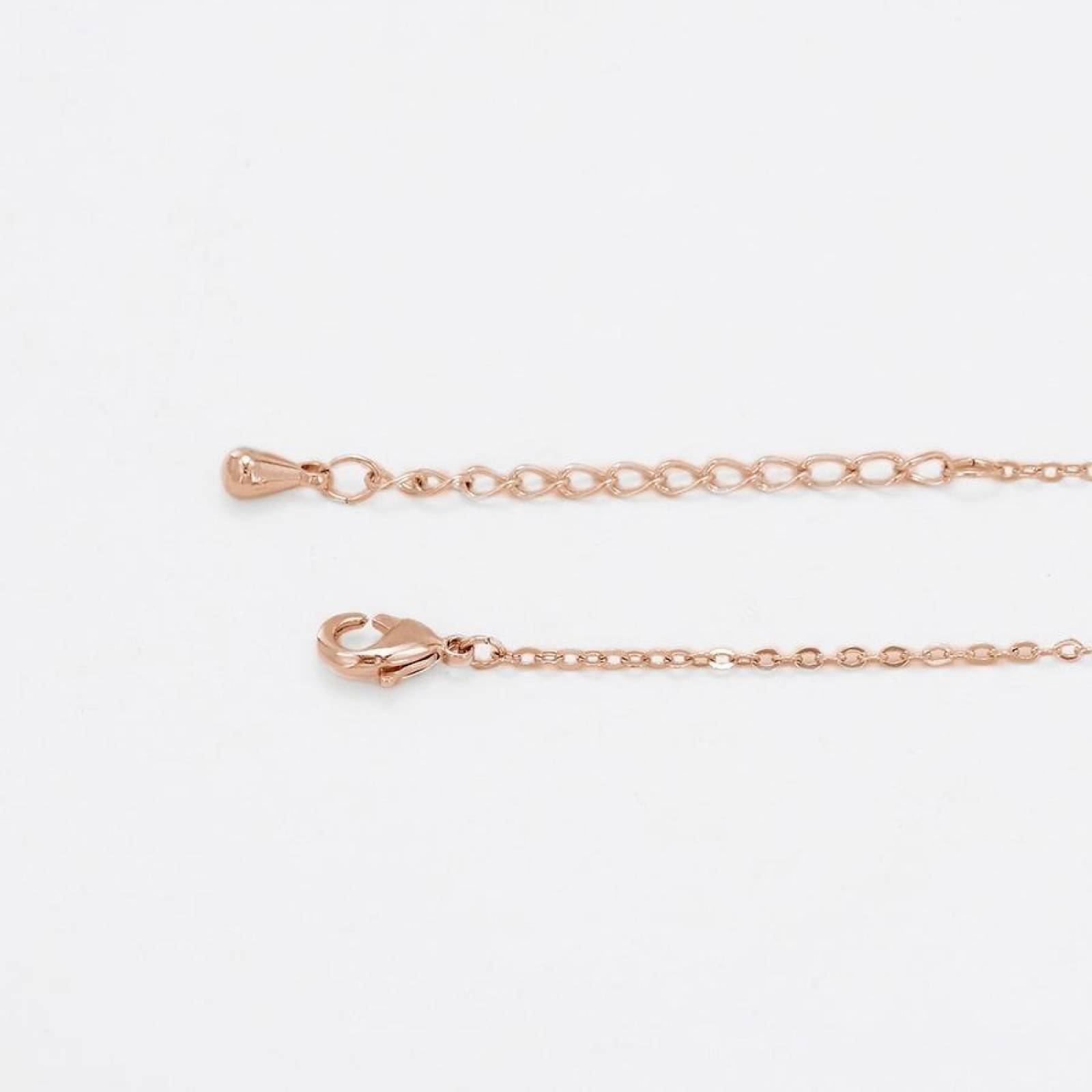 CRISTAL AMOR - Collar Electro Doctor Cristal Oro 14k Laminado Rosa