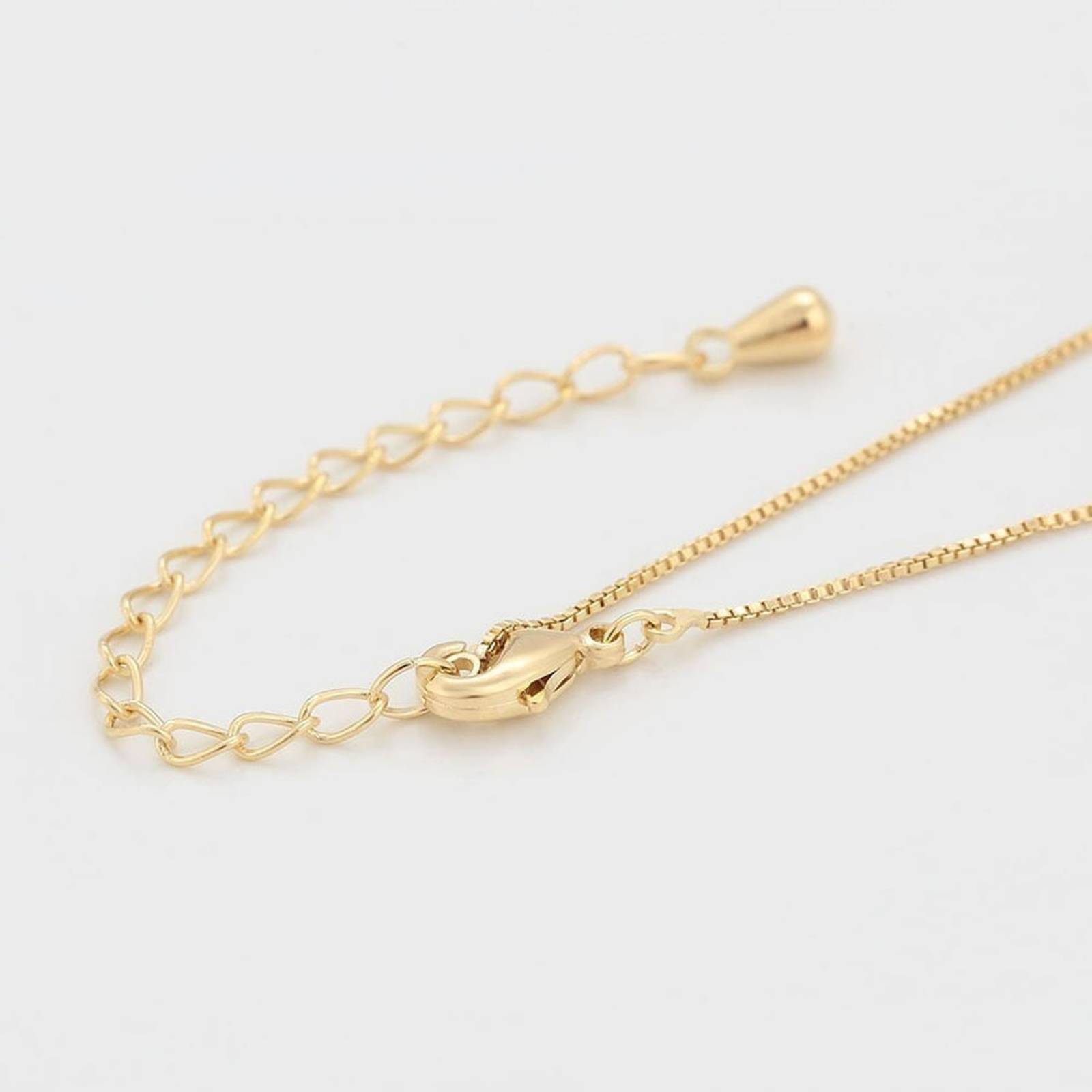 CRISTAL AMOR - Collar Corazon Frecuencia Perla Y Cristal Oro Laminado 