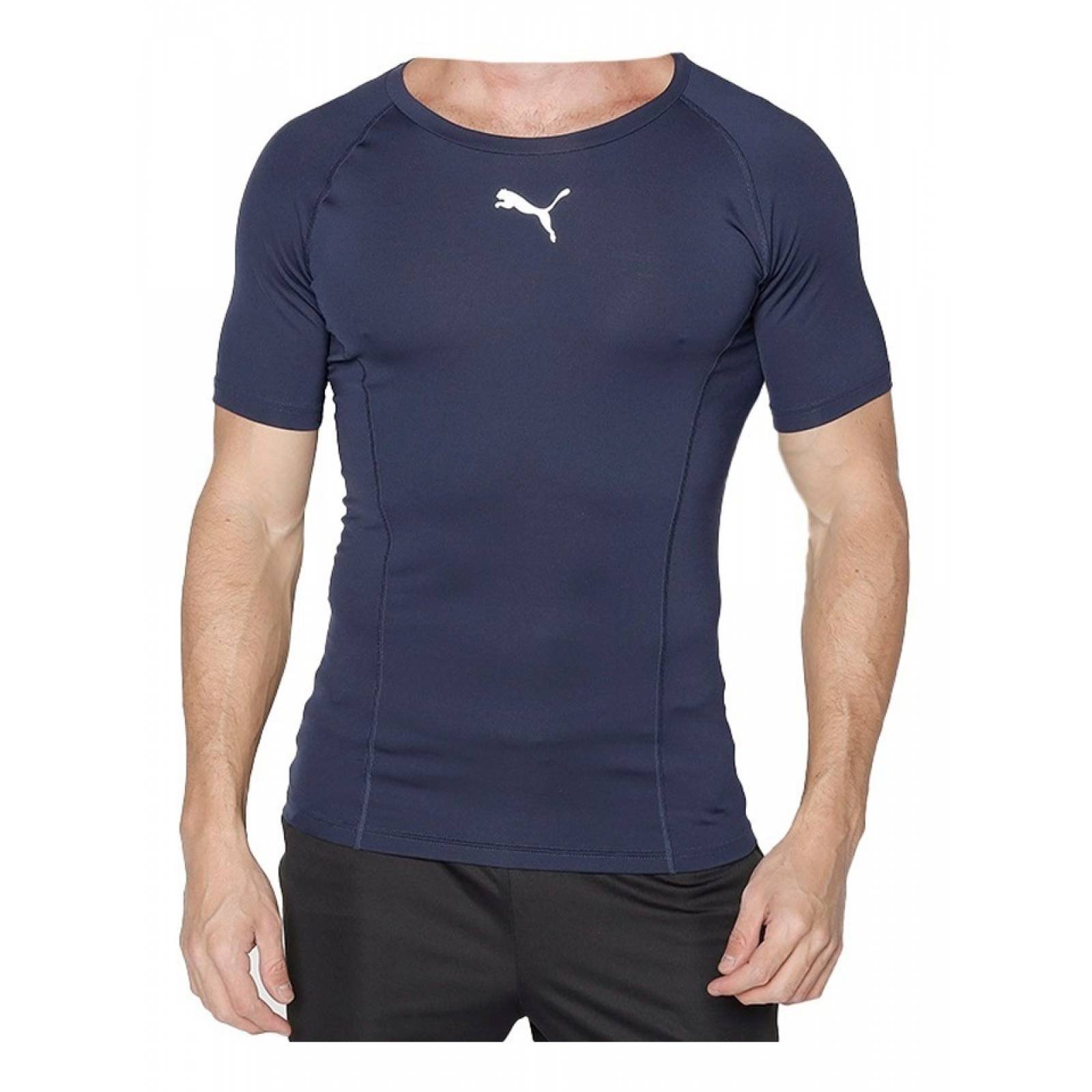 Playera Puma Para Hombre Baselayer Tee Ss 655918 Compresión.