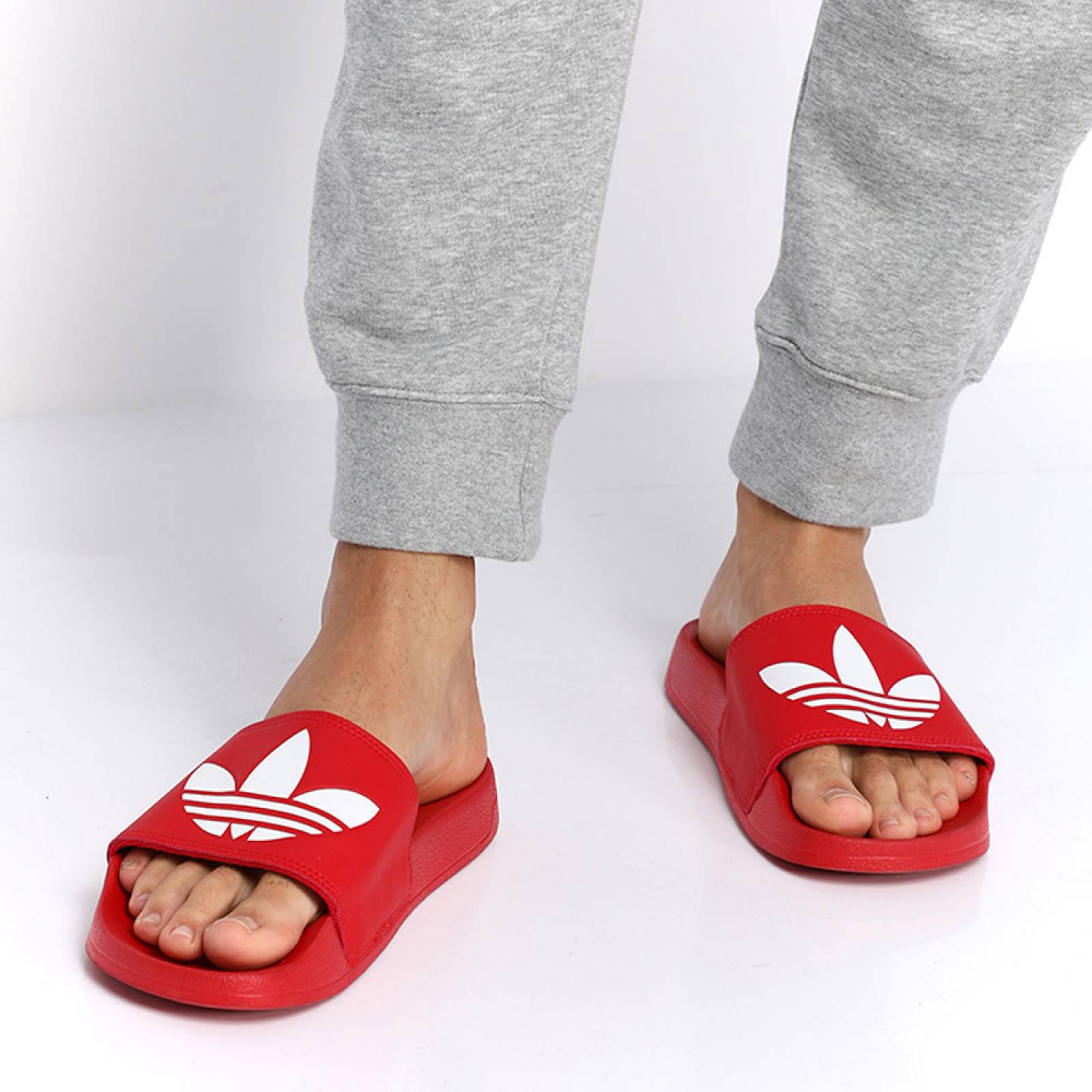 Sandalias adidas Adilette Lite Fu8296 Casual  Rojo.