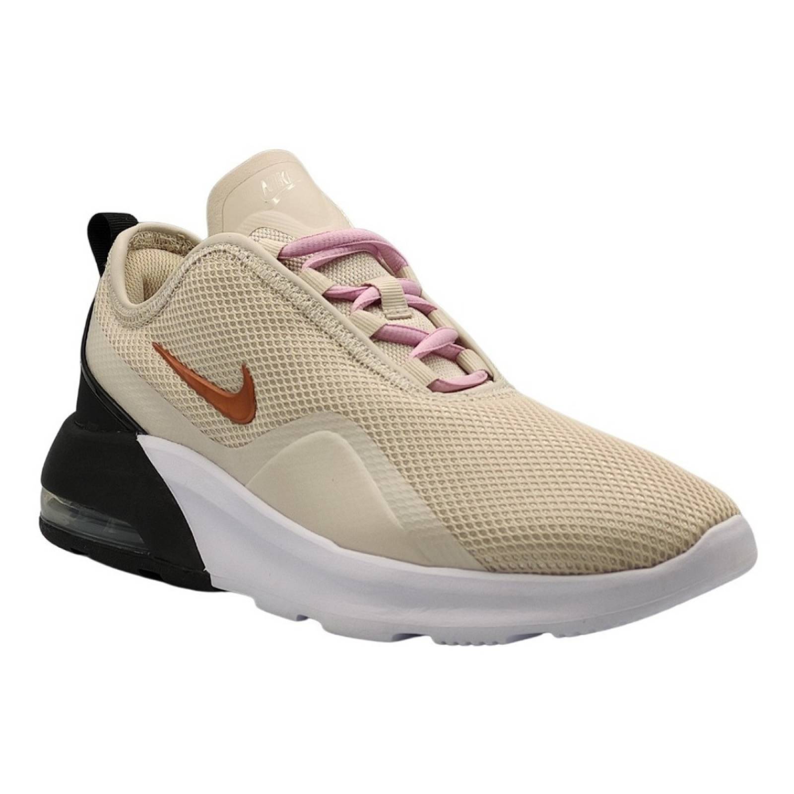 Tenis Nike Air Max Motion 2 Dama AO0352 109 Beige Negro