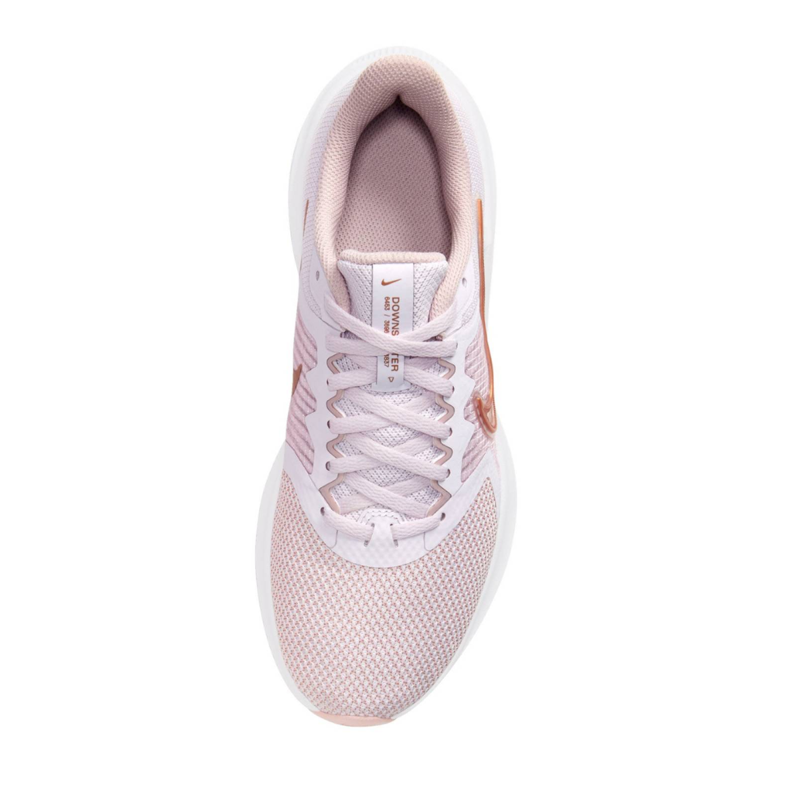 Tenis Nike Para Dama Downshifter 11 Cw3413 500 Entrenamiento Lila Dorado