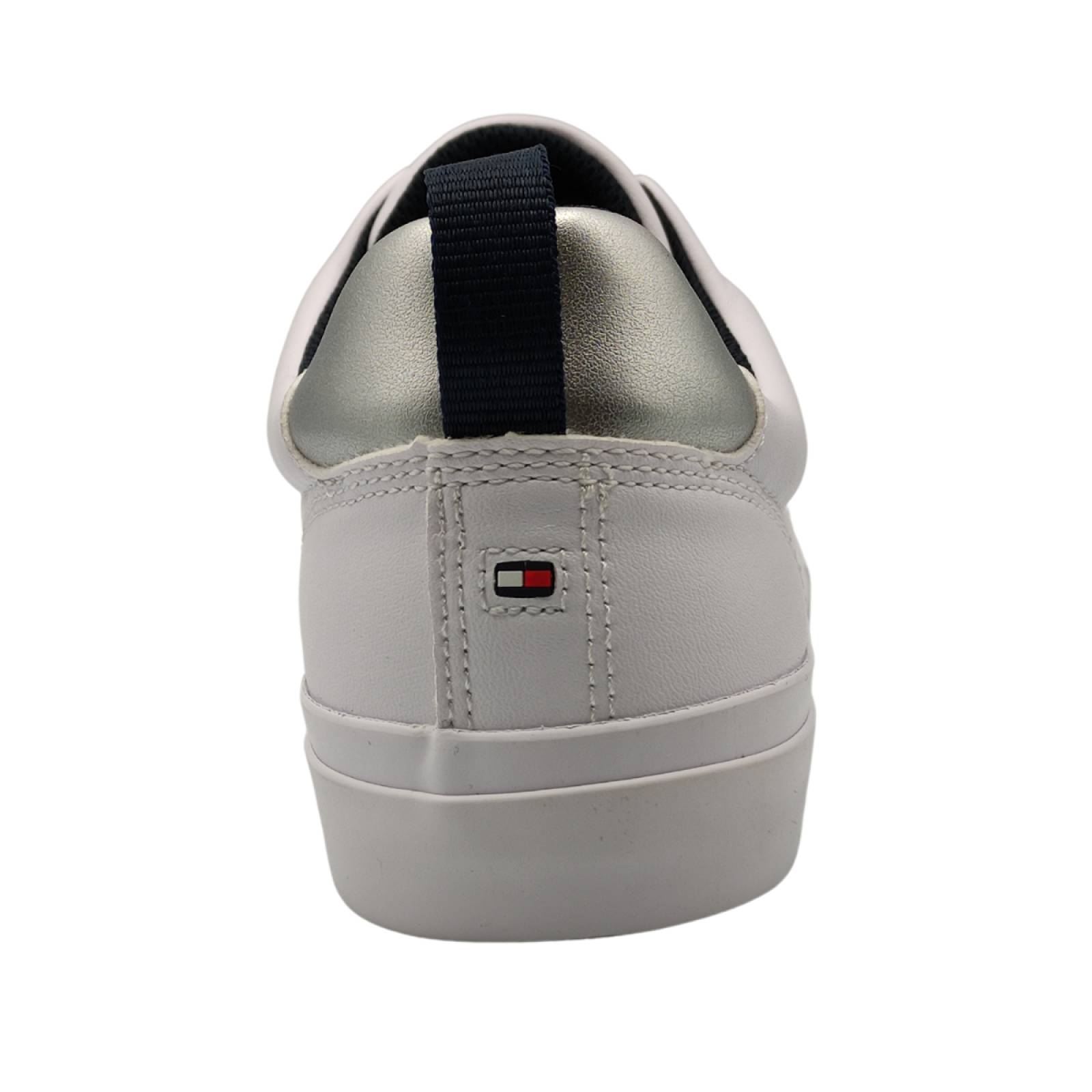 Tenis Tommy Hilfiger De Dama Signature Fw0fw06853 Blanco