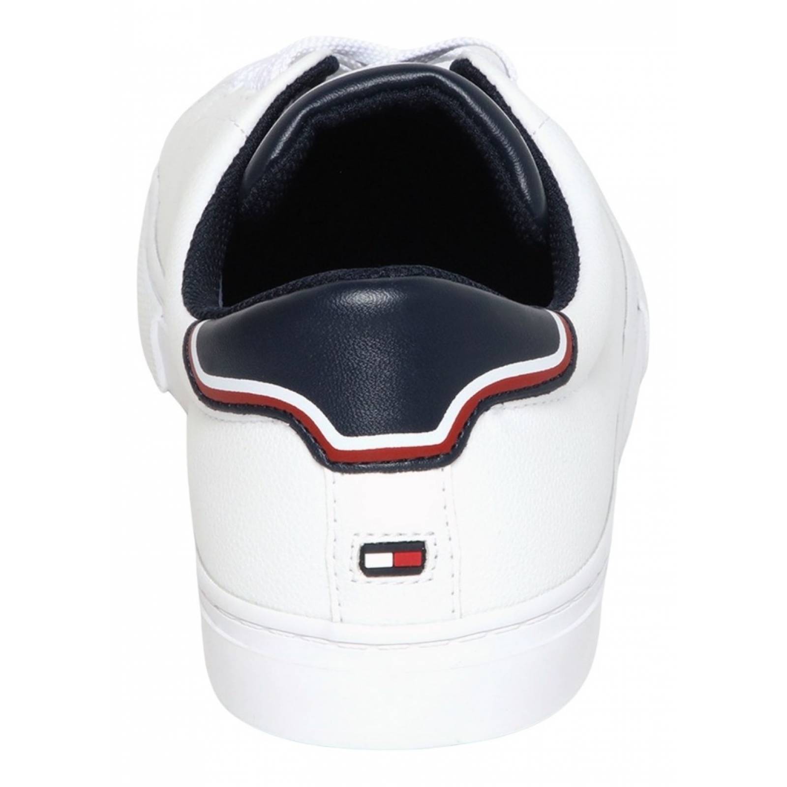 Tenis Tommy Hilfiger Para Hombre  Pebble Fm0fm03651 Blancos.