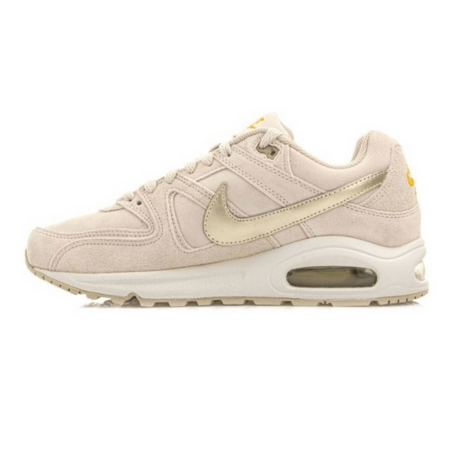 Tenis Nike Para Mujer Air Max Command Prm 718896 Entrenar  Beige Naranja