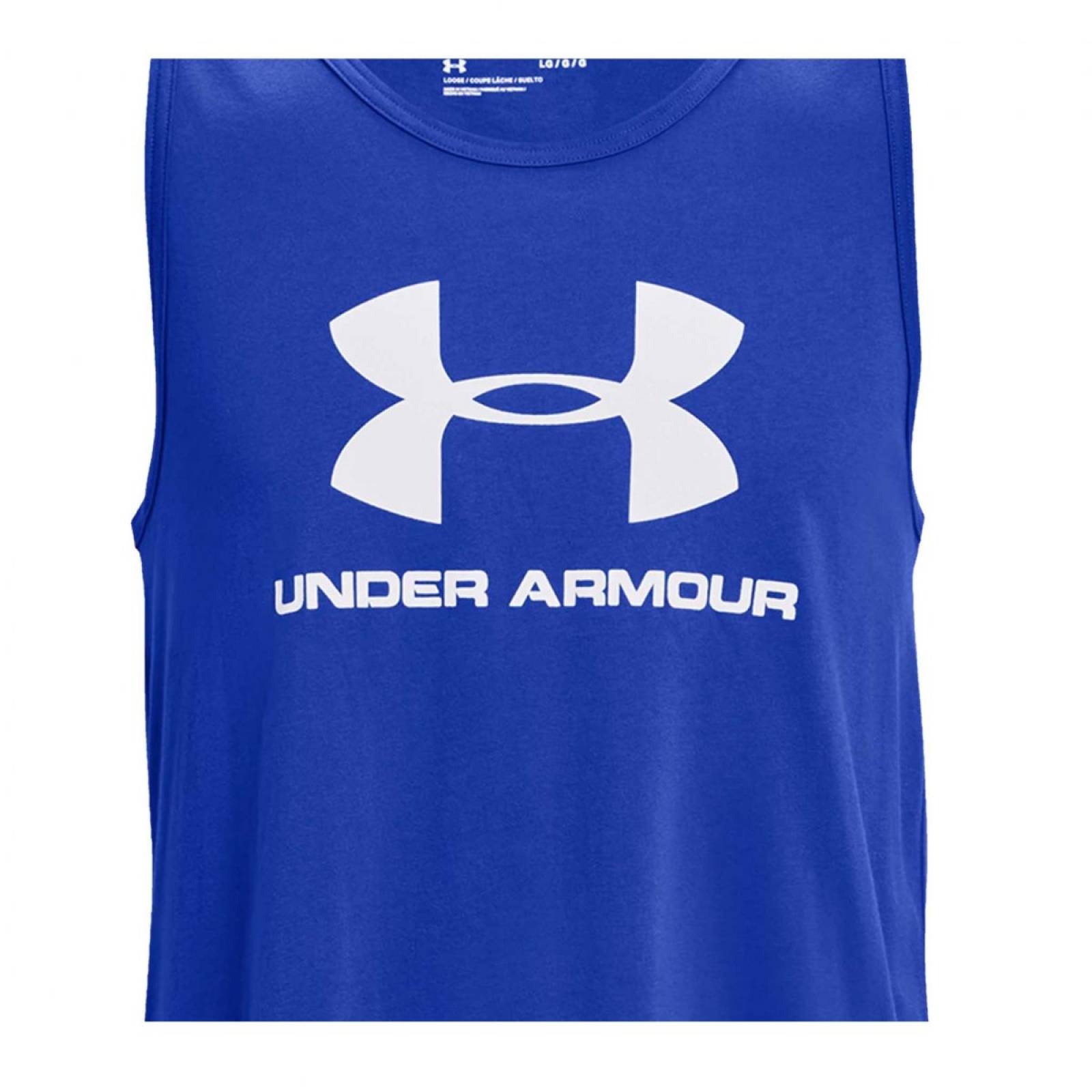 Camiseta UNDER ARMOUR Hombre Azul Rey Algodón - 1329582-899