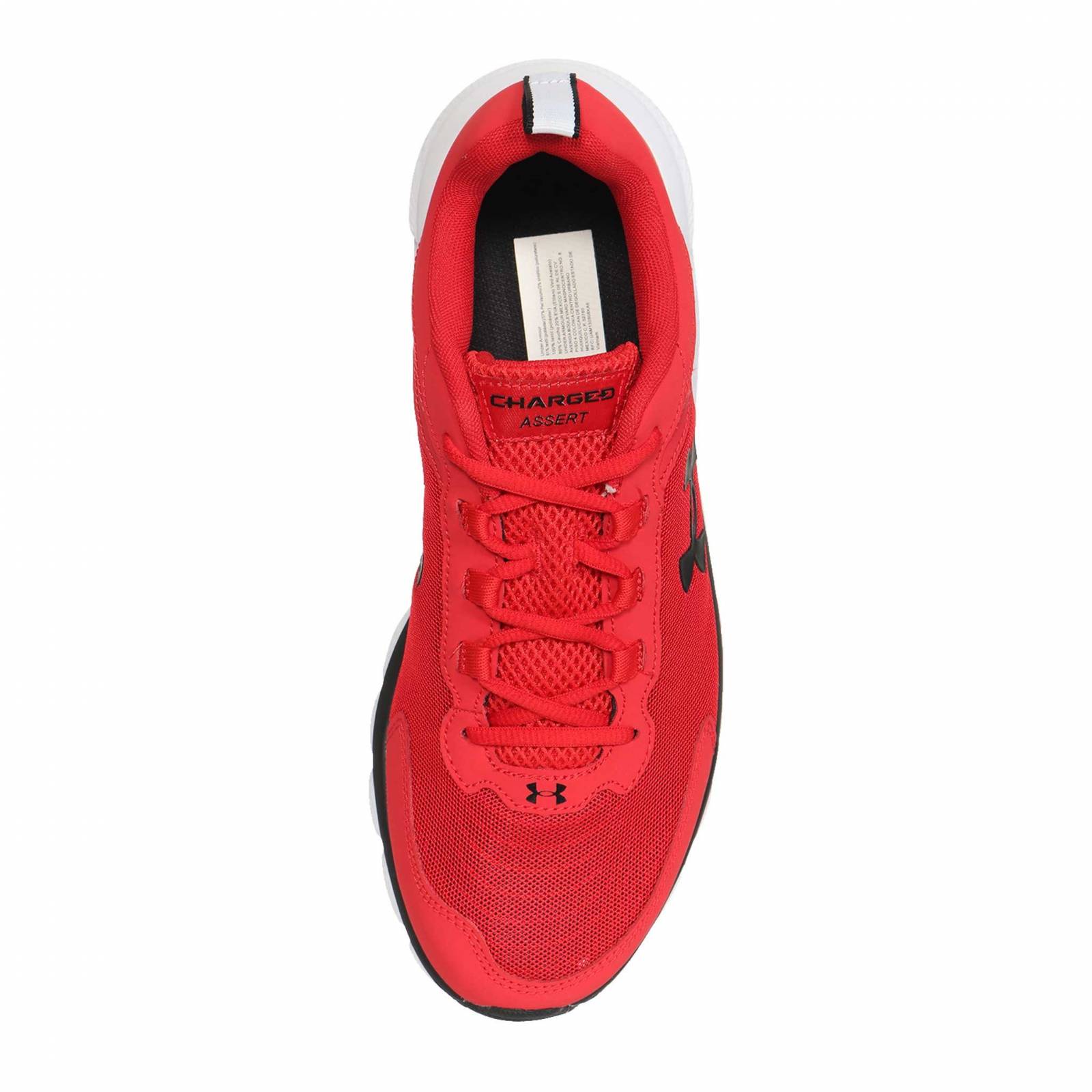 Tenis Under Armour De Hombre Charged Assert 9 3024590 600 Rojo Blanco.