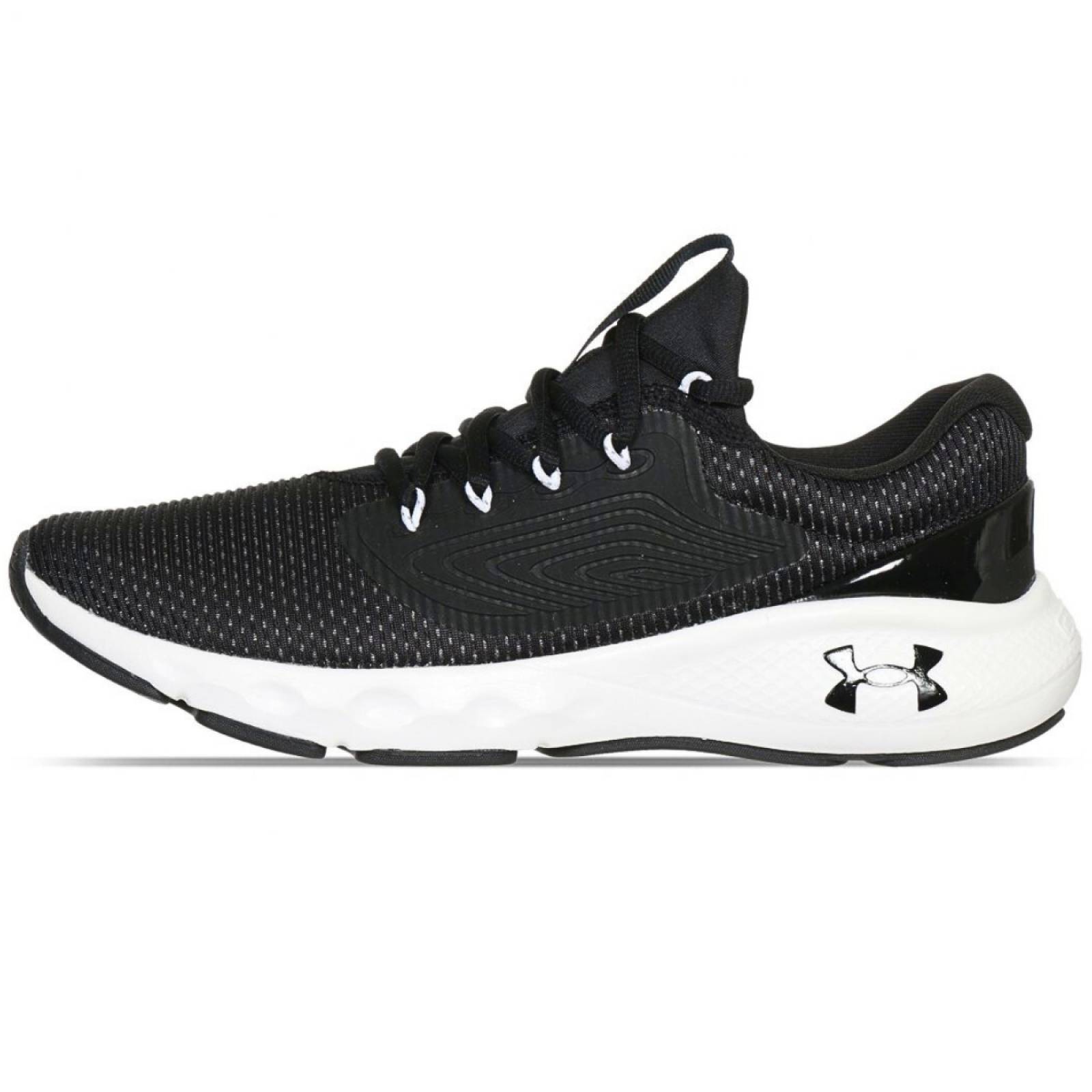 Tenis Under Armour De Mujer Charged Vantage 2 3024884 001 Negro Blanco.