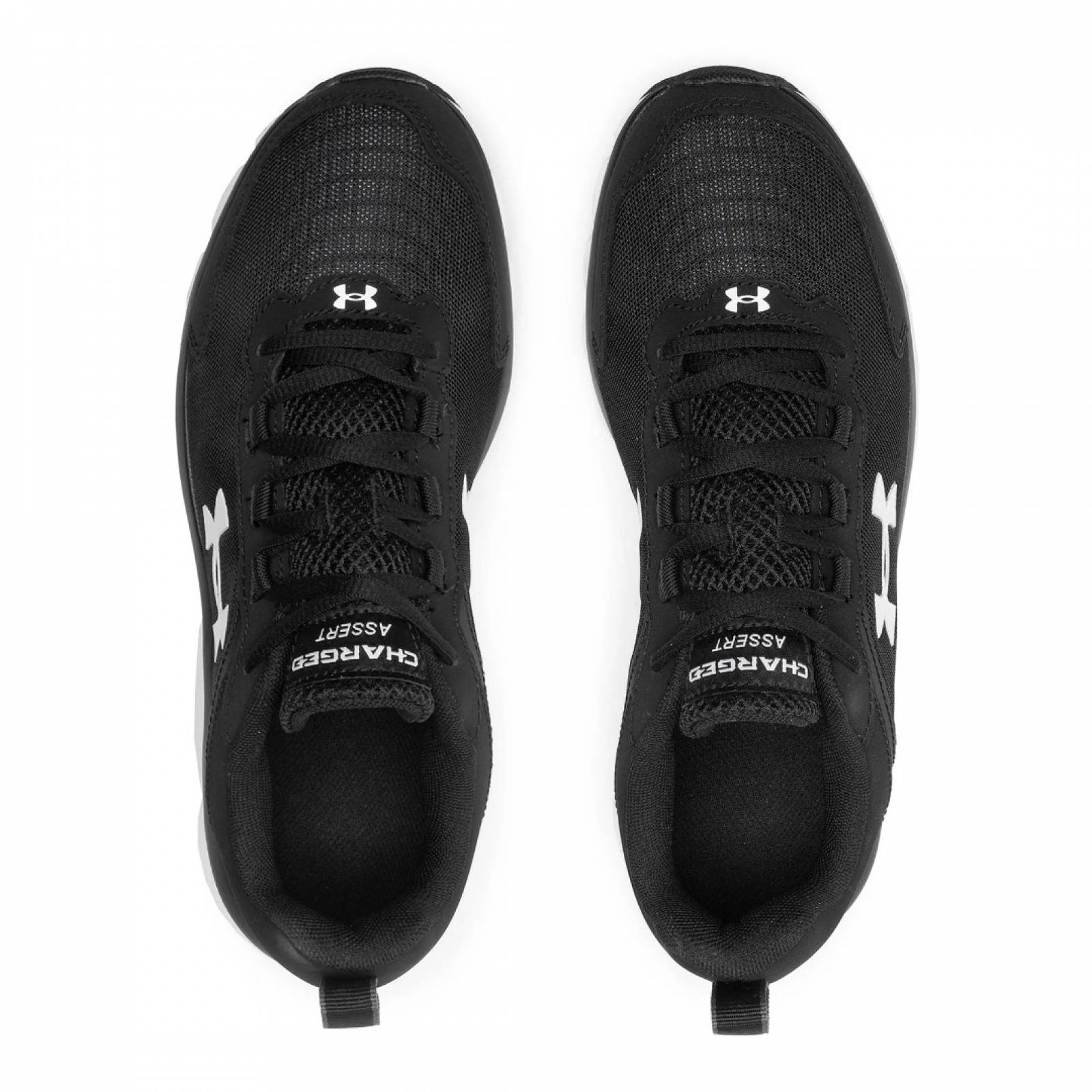 Tenis Under Armour Hombre Negro/Blanco Charged Assert 9 3024590