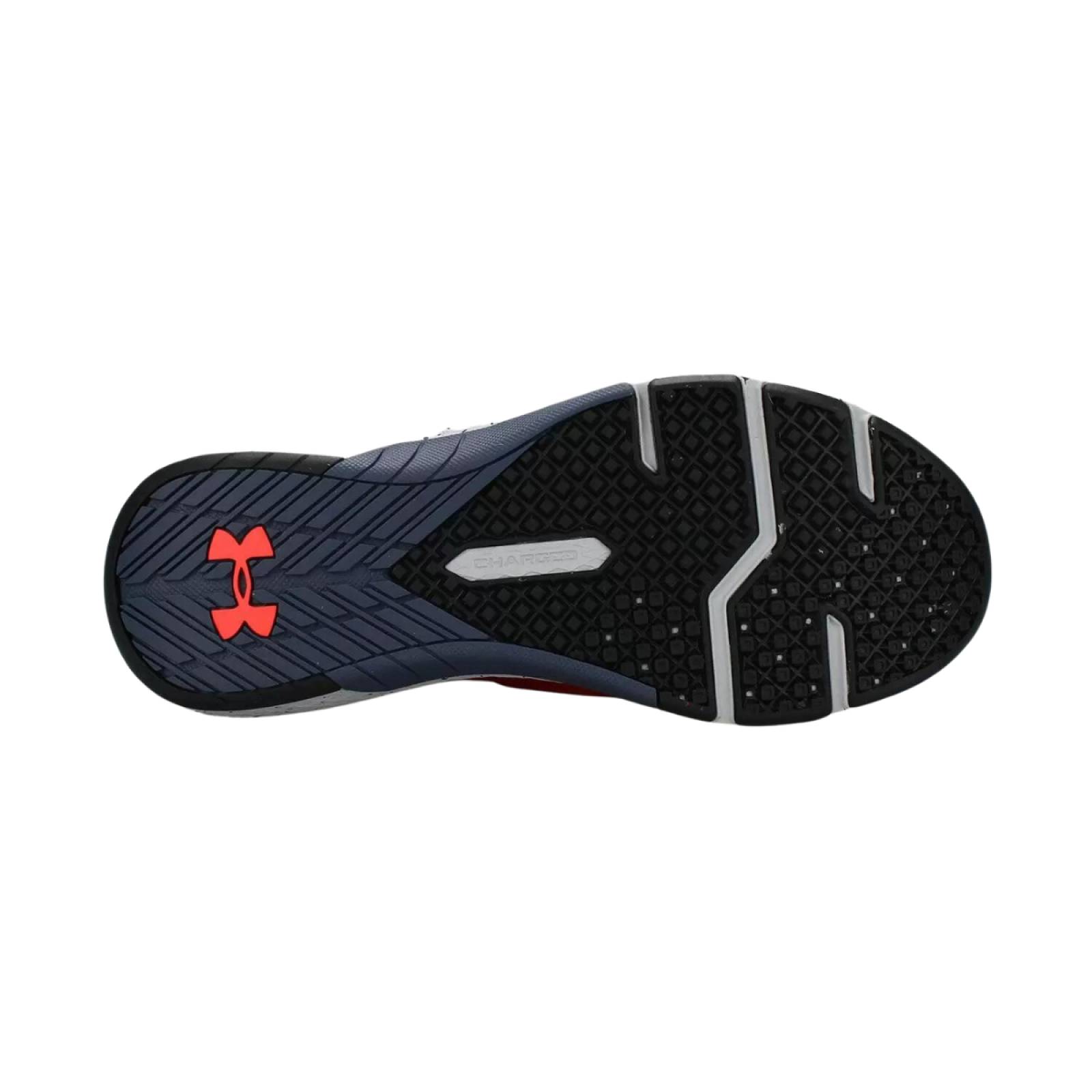 Tenis Under Armour De Hombre Charged Commit Tr 3 3023703 602 Rojo Azul.